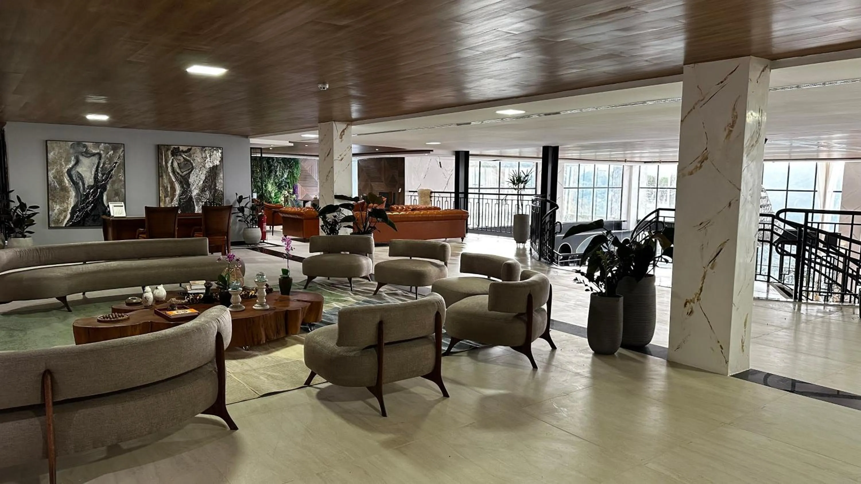 Lobby or reception in Gran Paradiso Campos do Jordão By Ventura OFICIAL