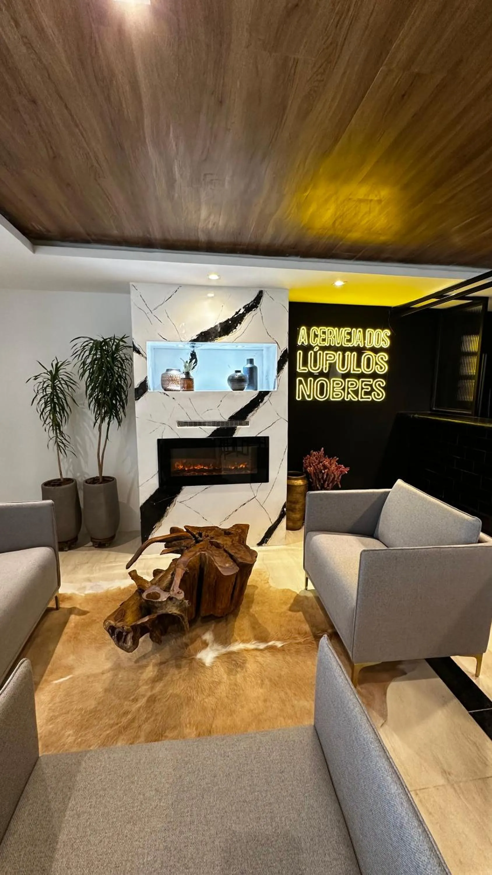 fireplace in Gran Paradiso Campos do Jordão By Ventura OFICIAL