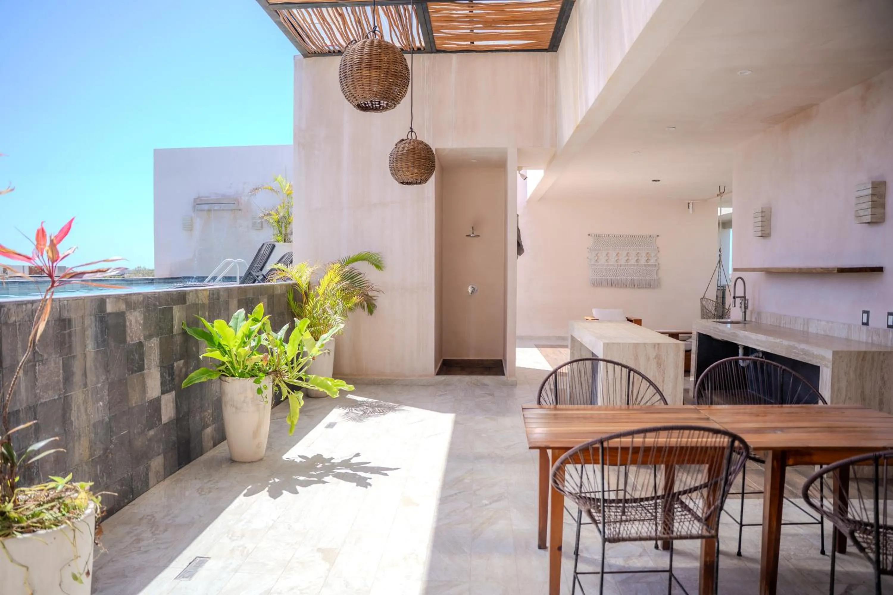 Pool view in The Garden Residences by Casago