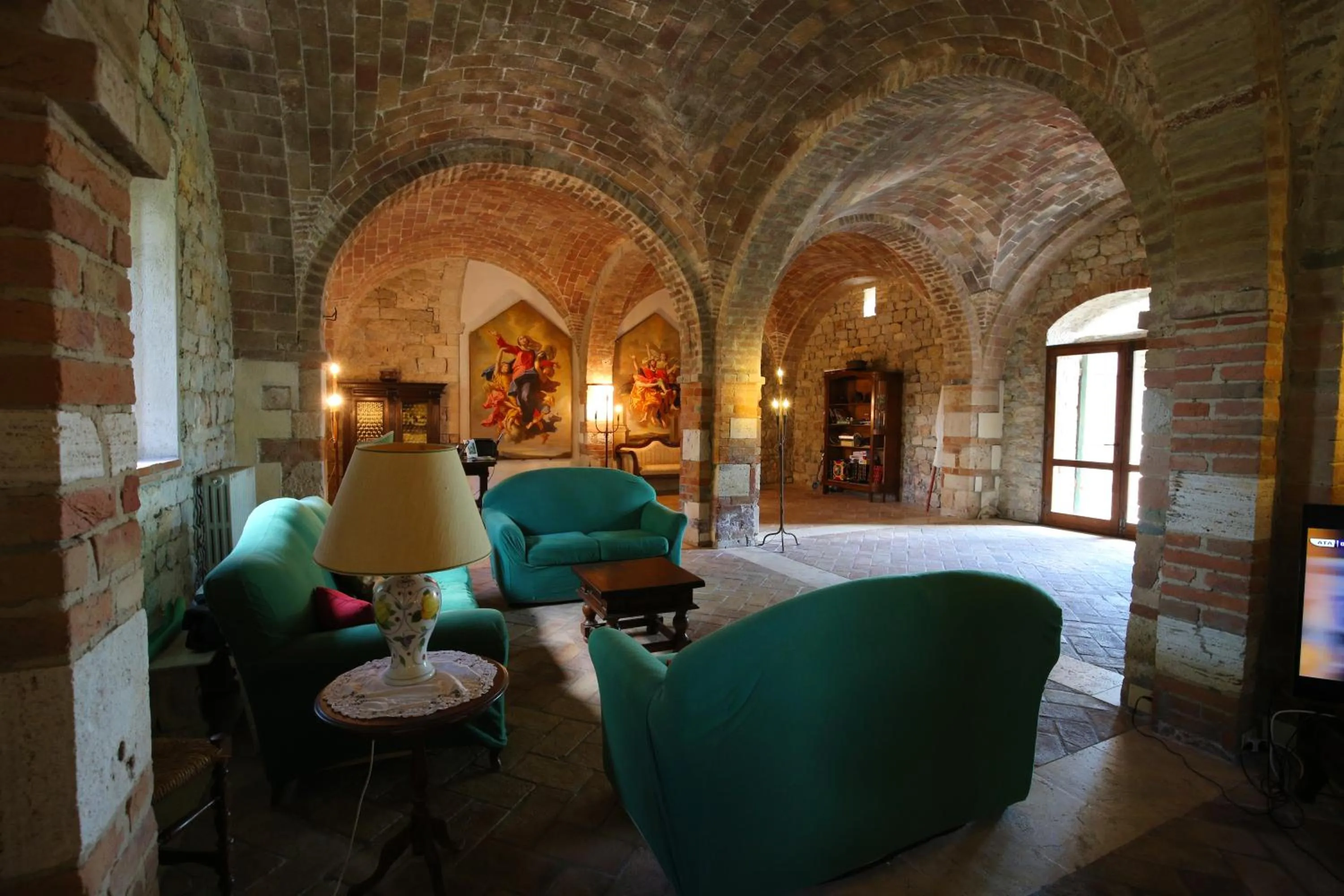 Living room in Residenza Santa Maria In Borraccia