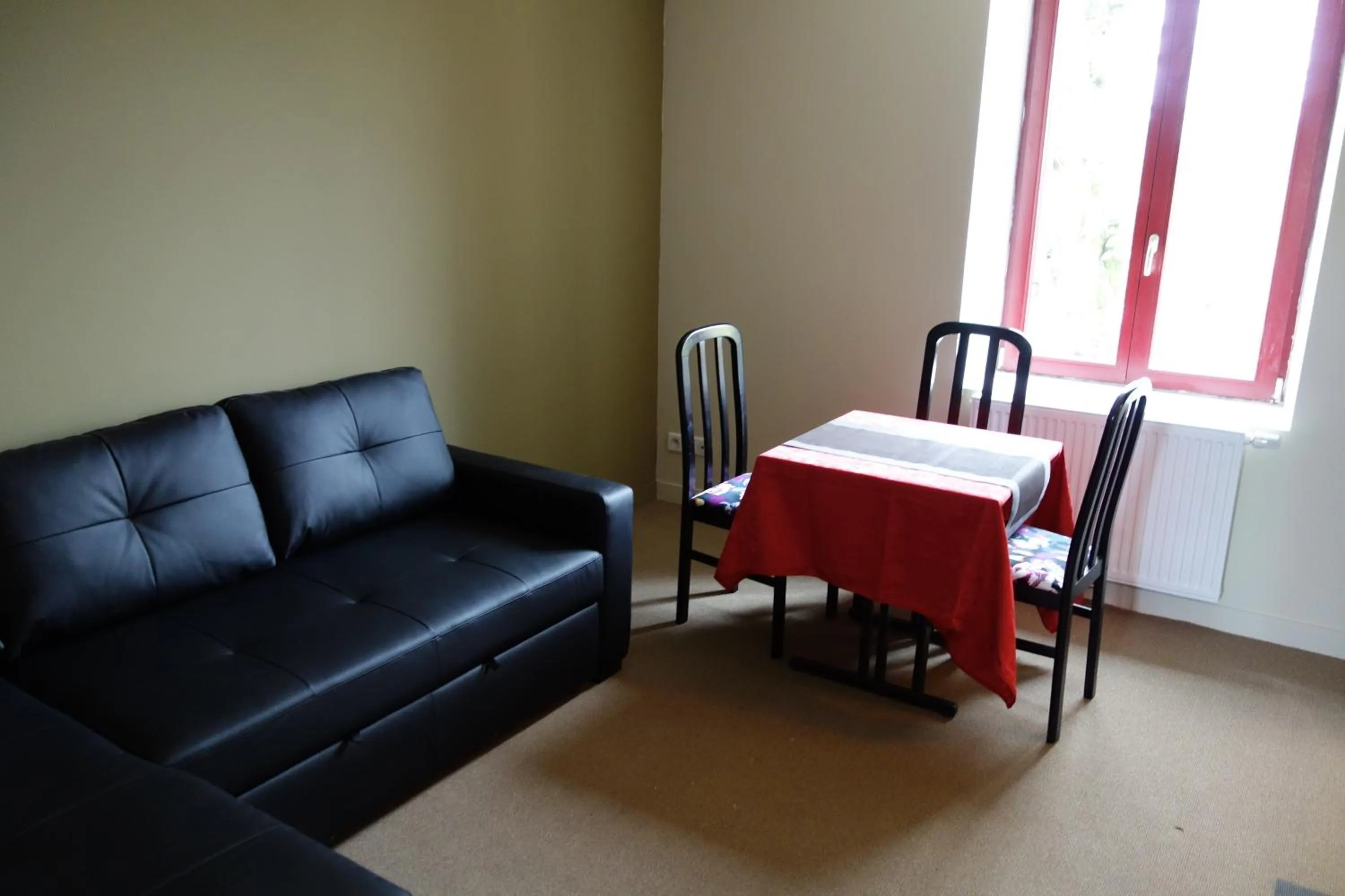 Living room in Le Fauverney Lodge