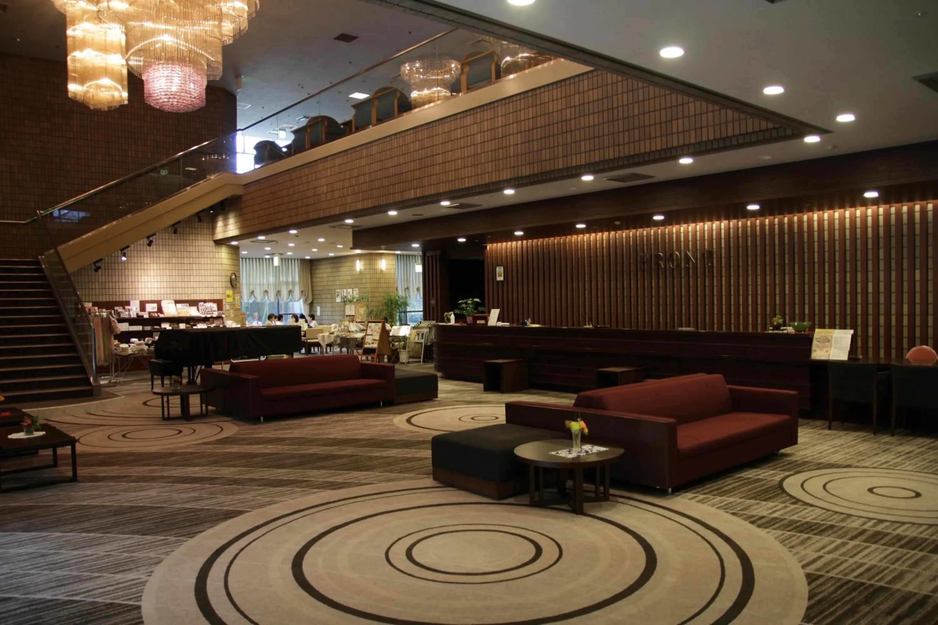 Lobby or reception in ホテル京都エミナースManyonoyuHotelKyotoEminence