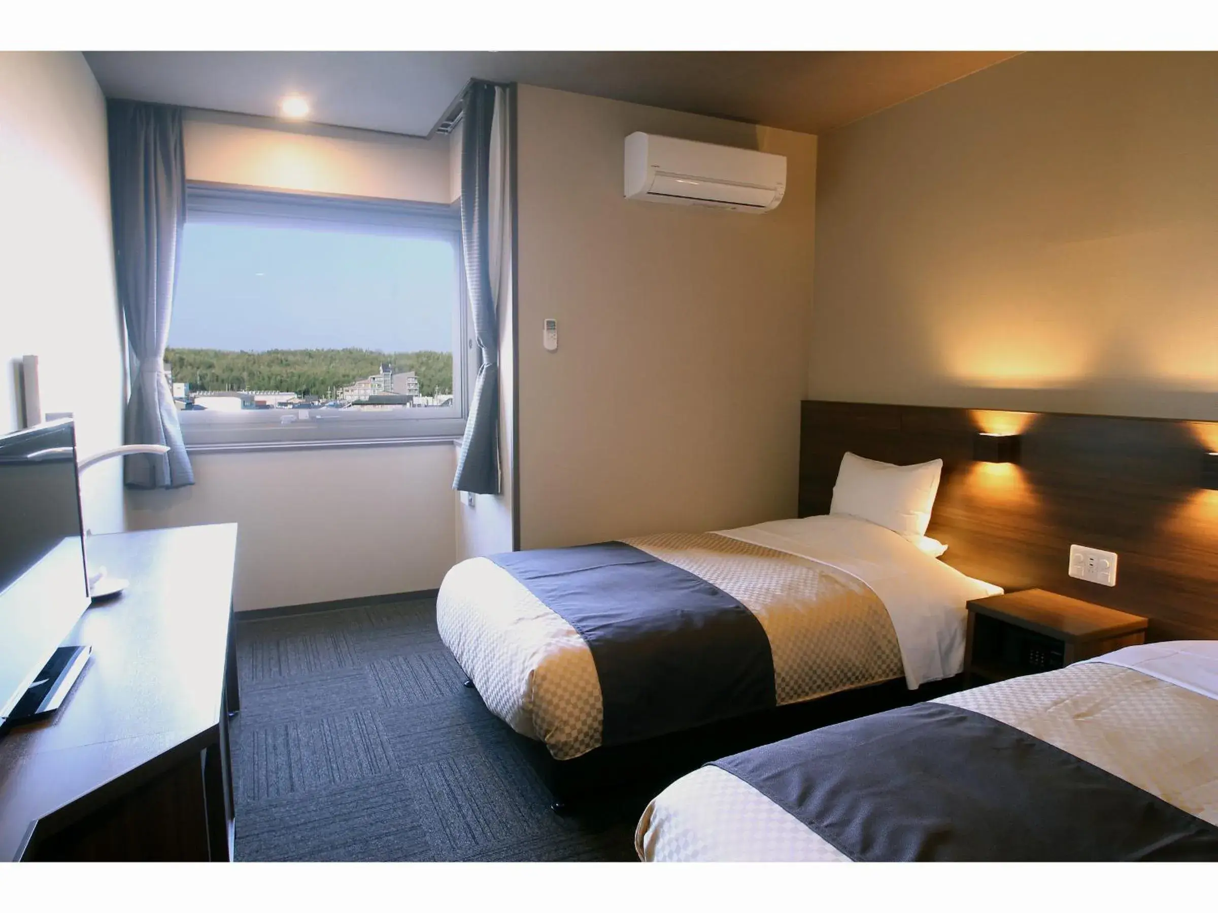 Bed in ホテル京都エミナースManyonoyuHotelKyotoEminence Bed in ホテル京都エミナースManyonoyuHotelKyotoEminence