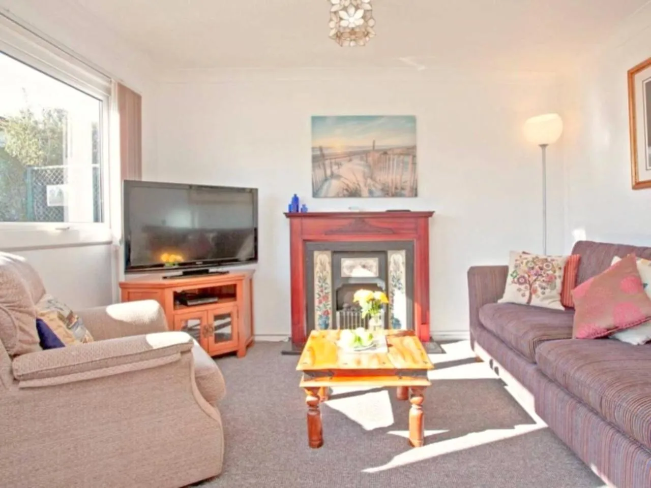 Living room in Dawlish Warren Holidays