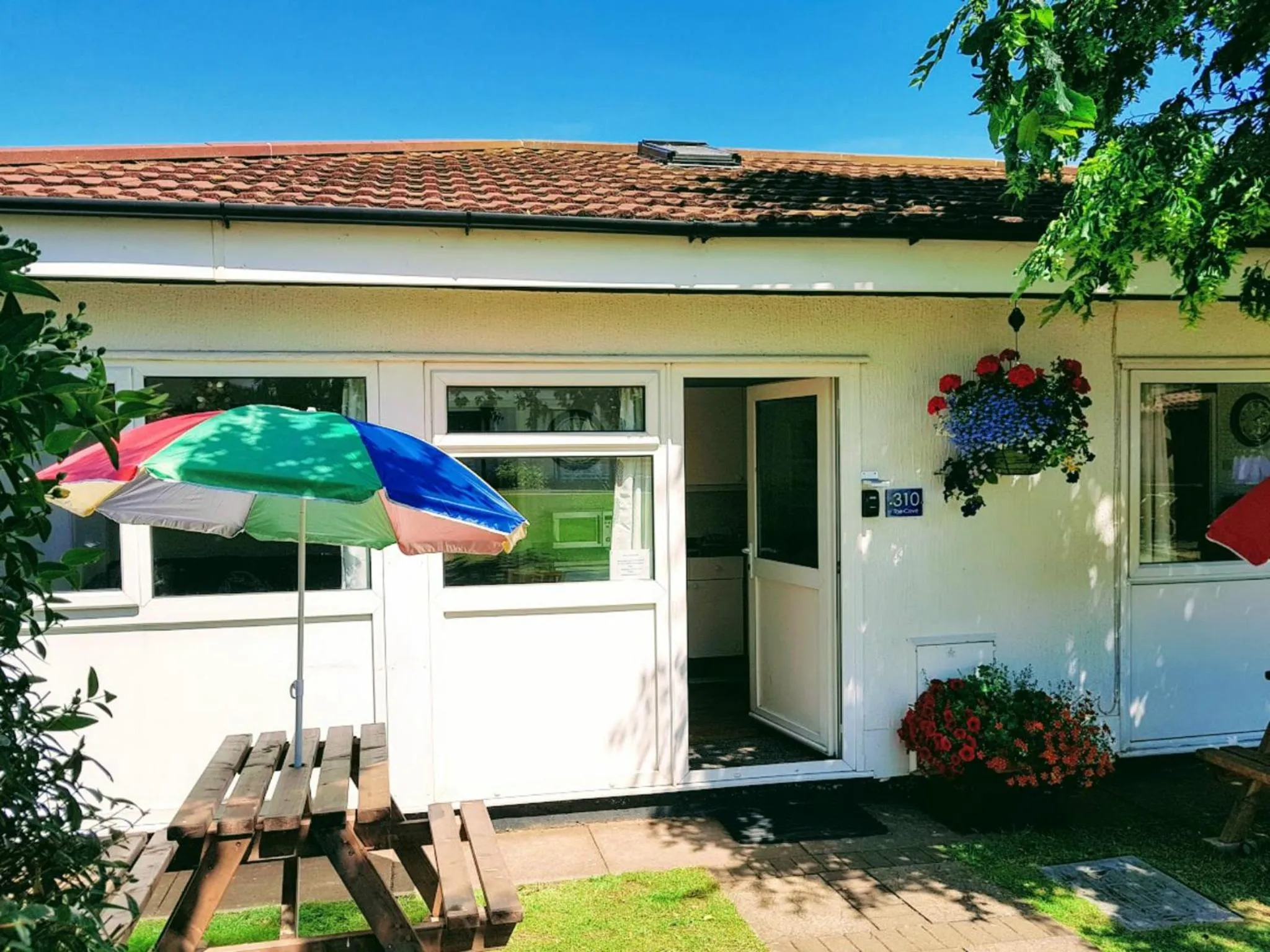 Patio in Dawlish Warren Holidays