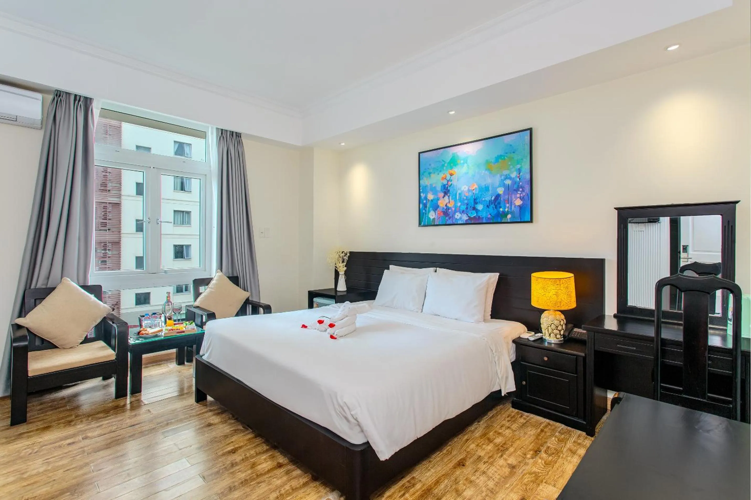 Bed in Seavitel Danang Beach Hotel