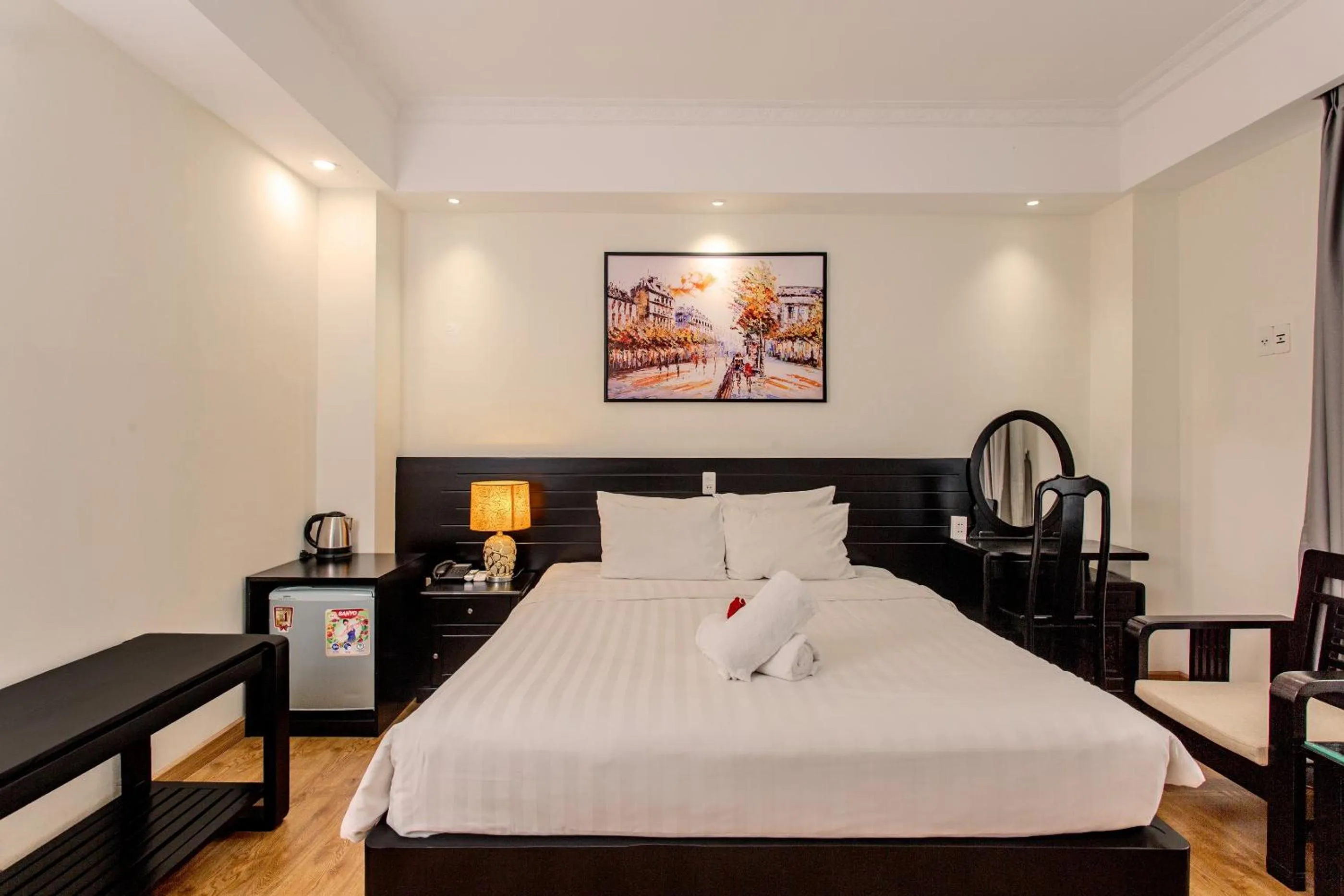 Bed in Seavitel Danang Beach Hotel