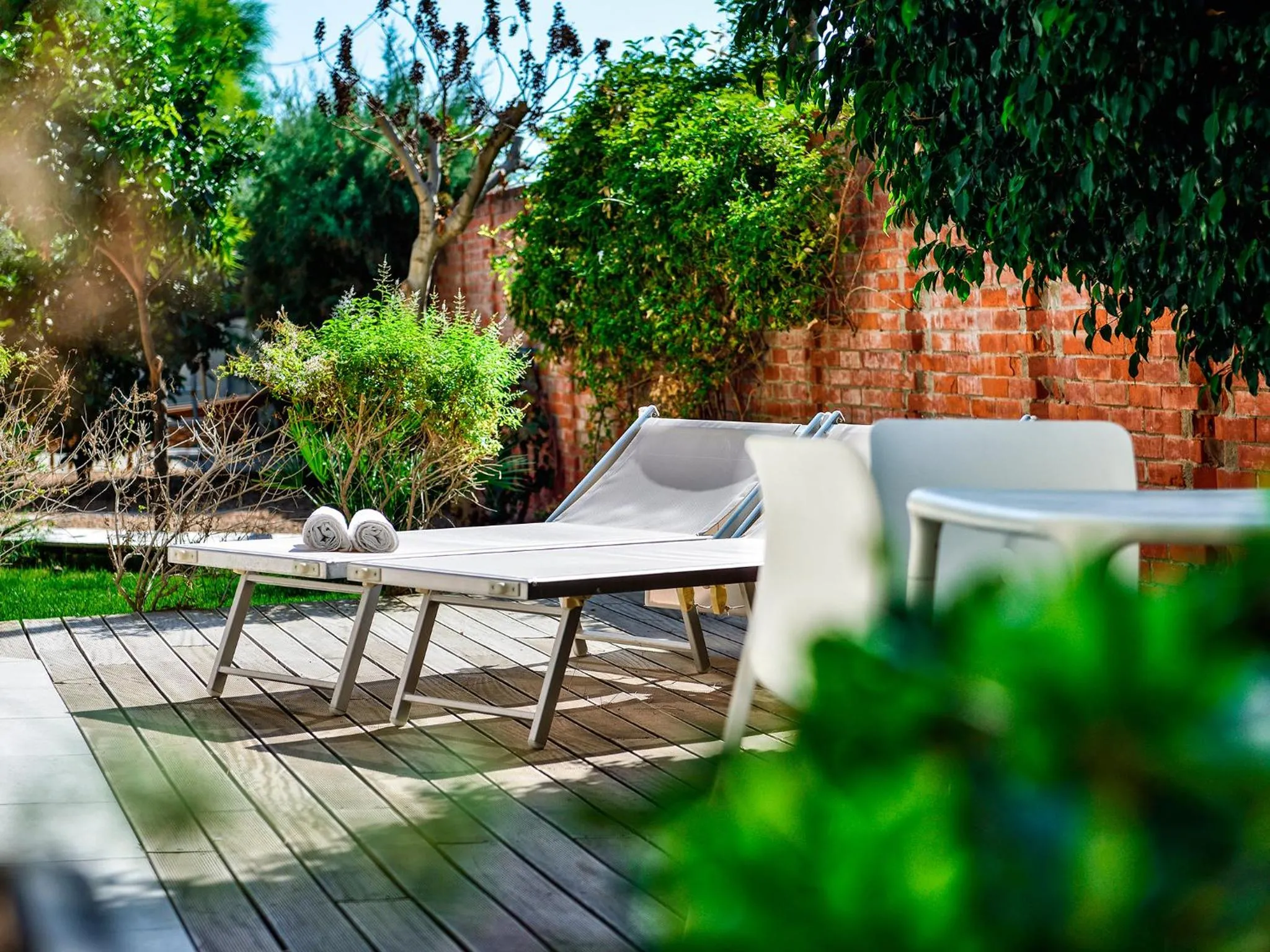 Garden view in Farosardo