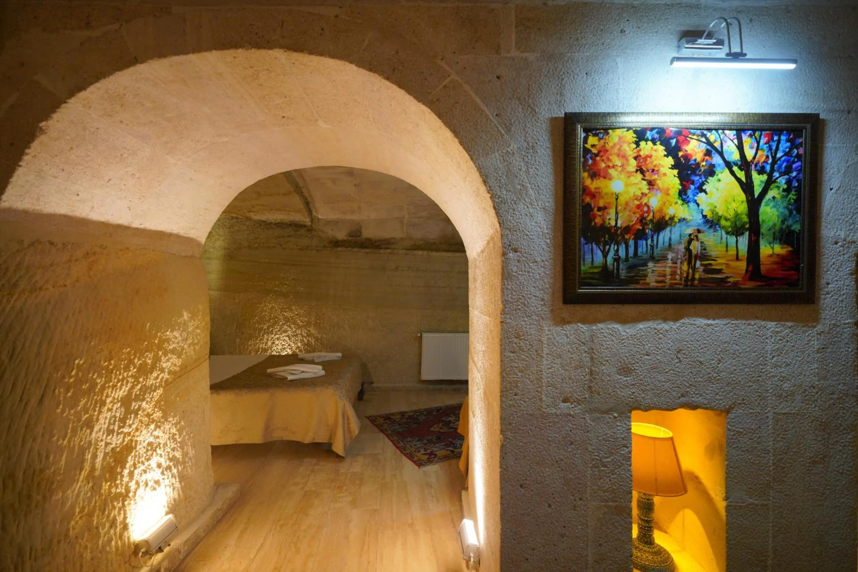 Bed in Emit Cave Hotel
