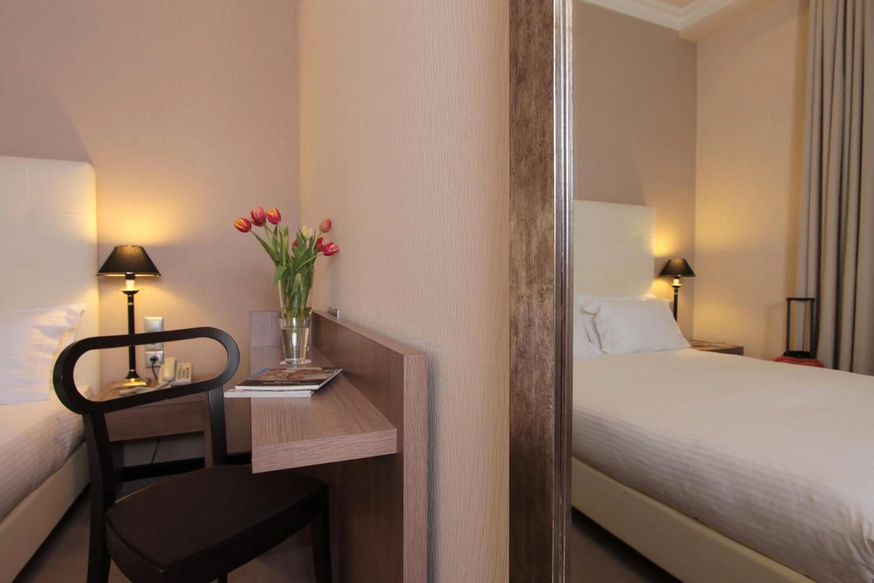 Bed in Athens Lotus Hotel