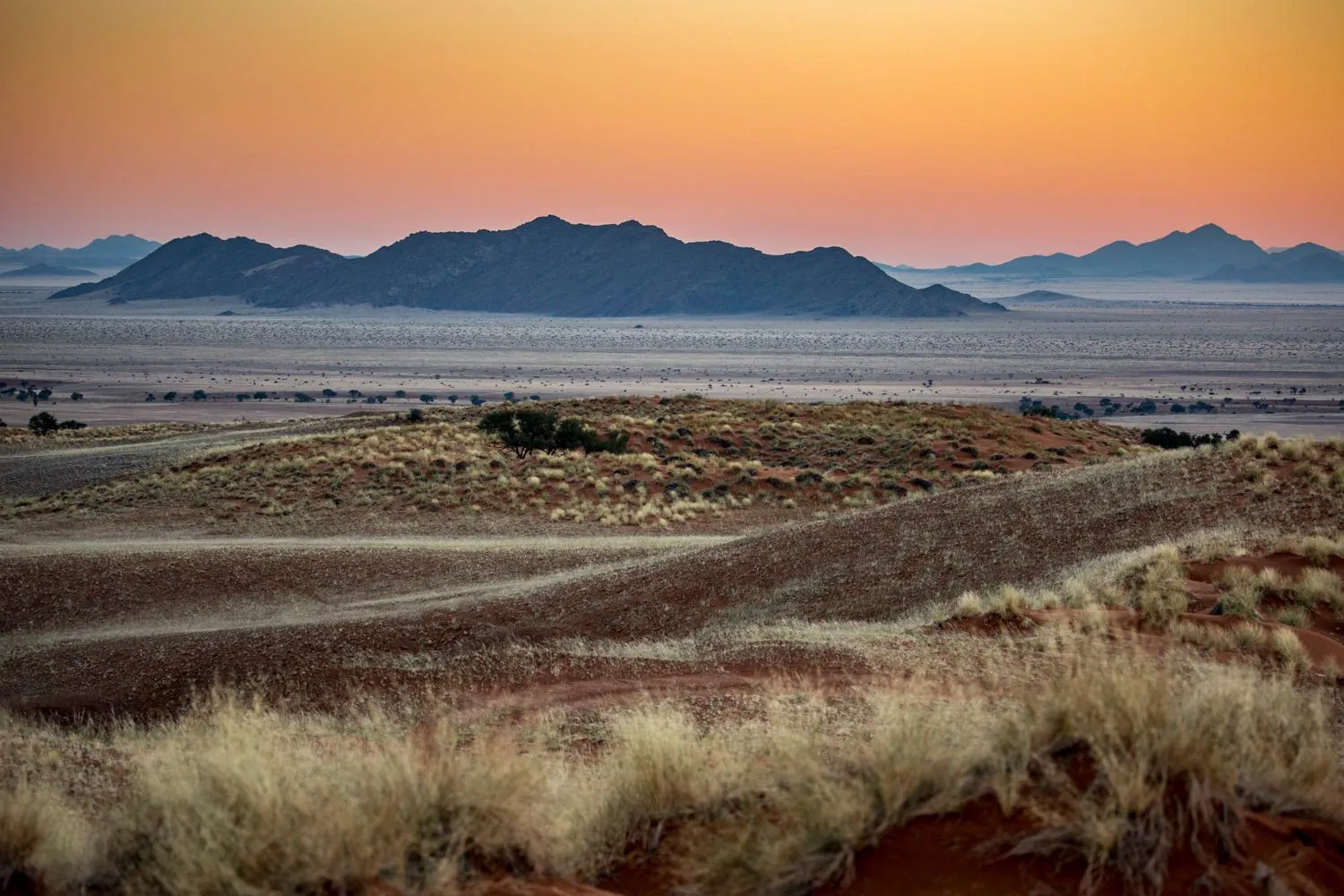 Natural landscape in Gondwana Namib Desert Lodge
