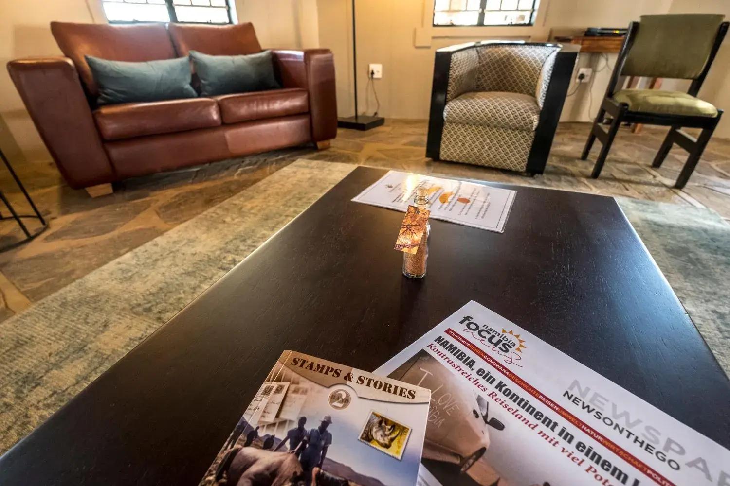 Lobby or reception in Gondwana Namib Desert Lodge Lobby or reception in Gondwana Namib Desert Lodge