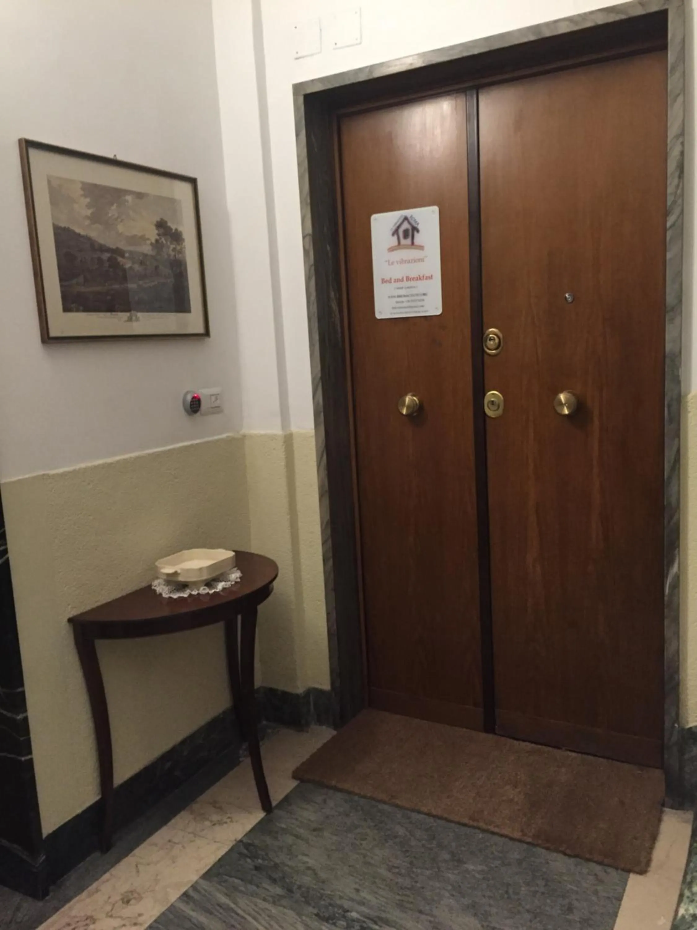 Facade/entrance in B&B Le Vibrazioni