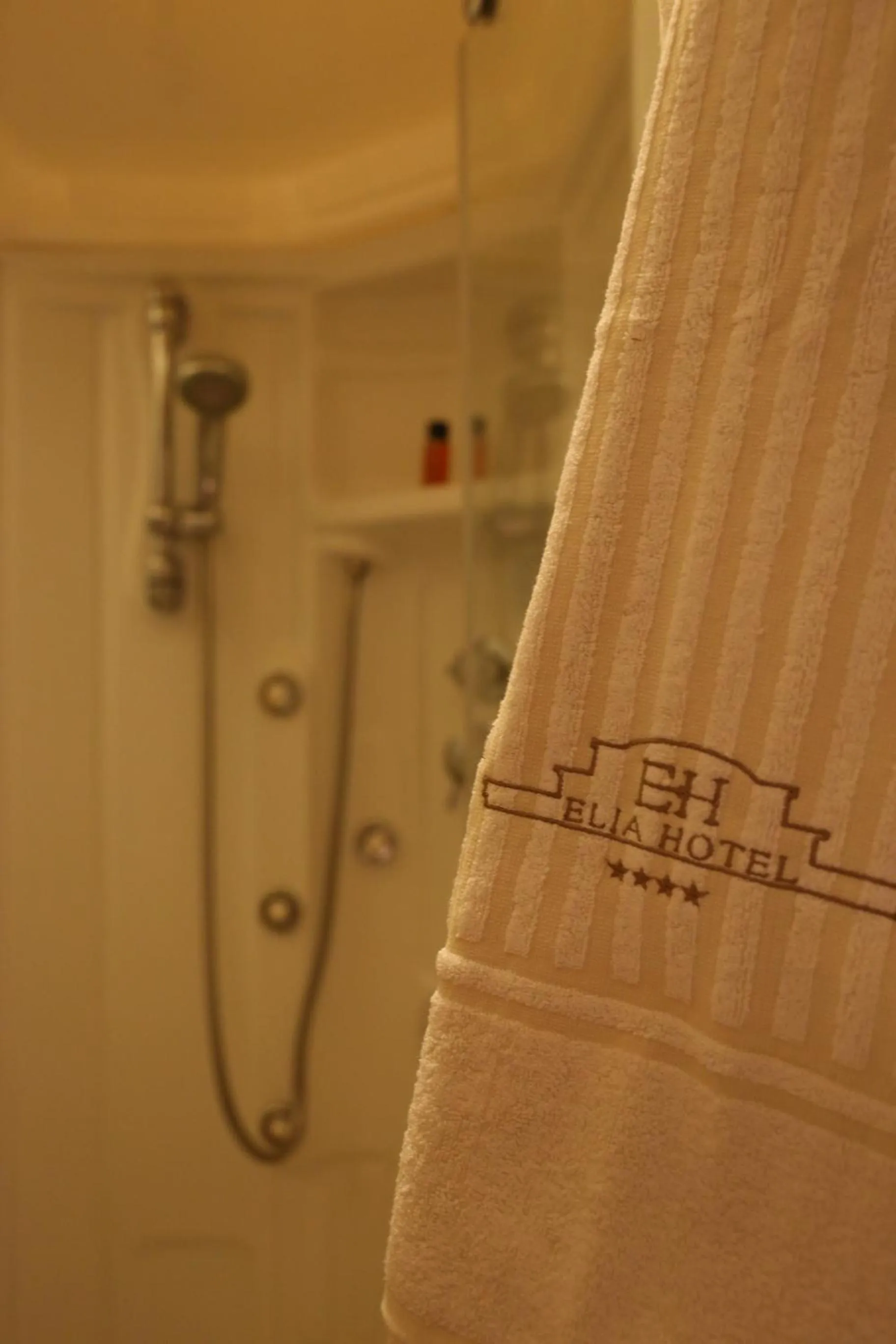Shower in Elia Hotel