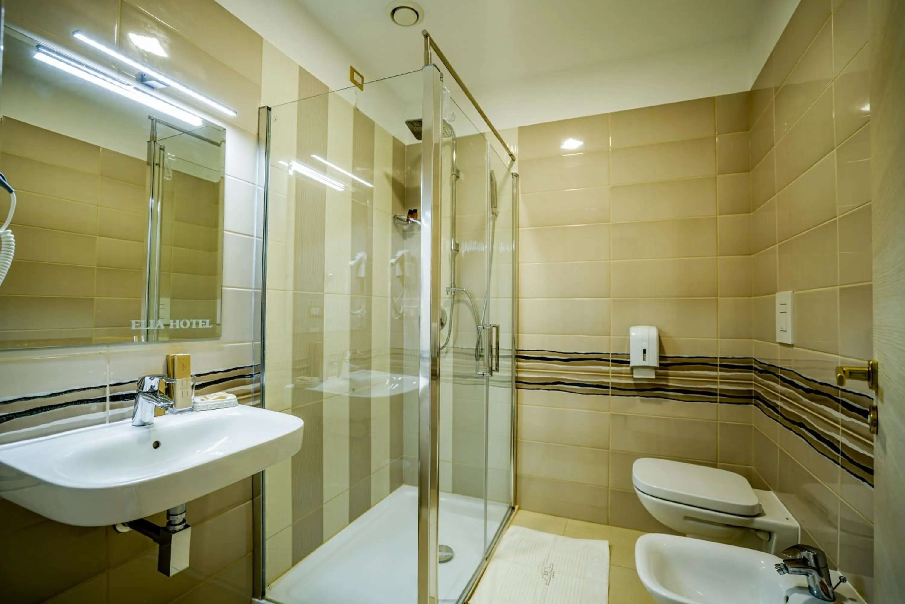 Bathroom in Elia Hotel