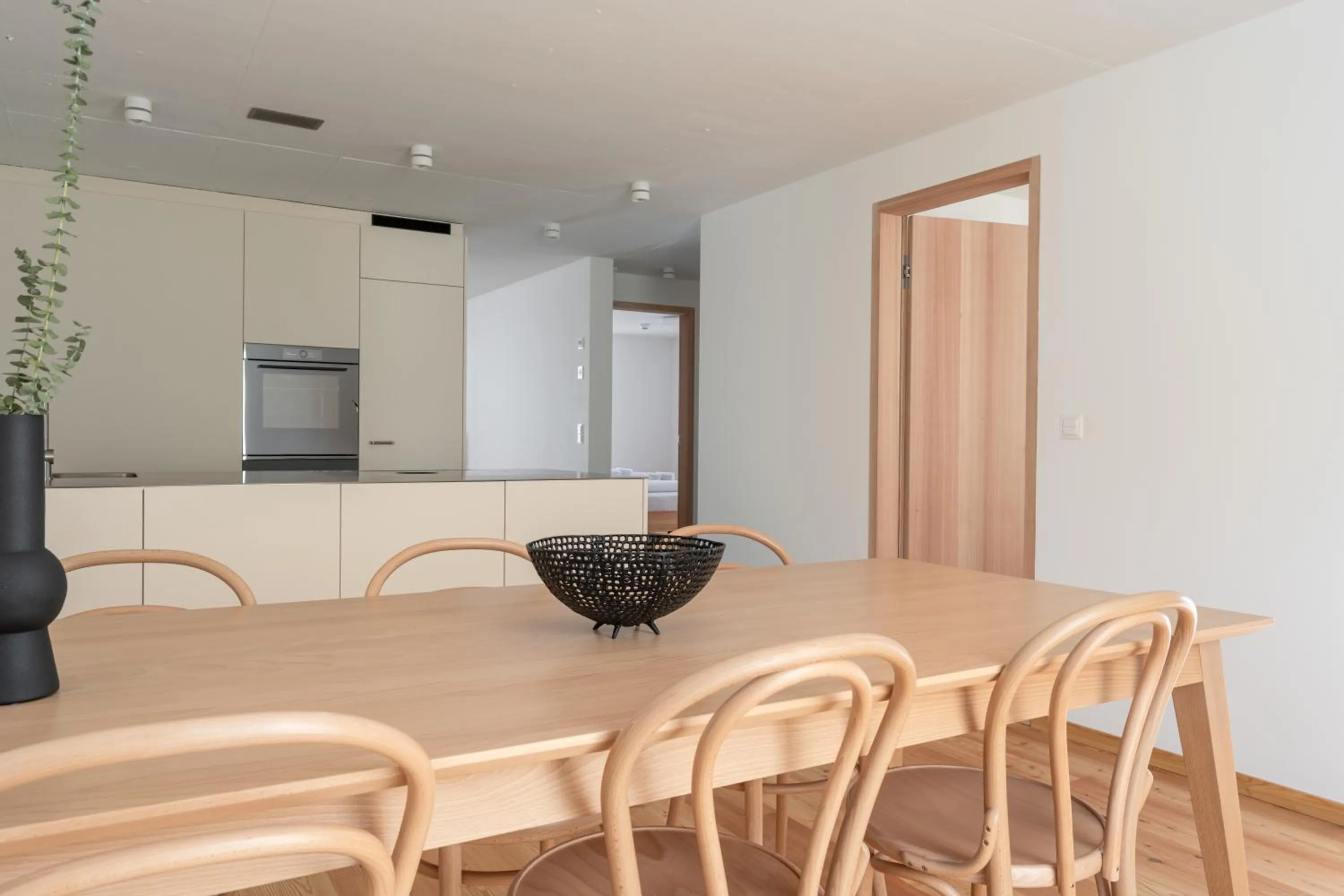 Kitchen or kitchenette in Speluca Brauerei & Genusshotel - Self-Check-in