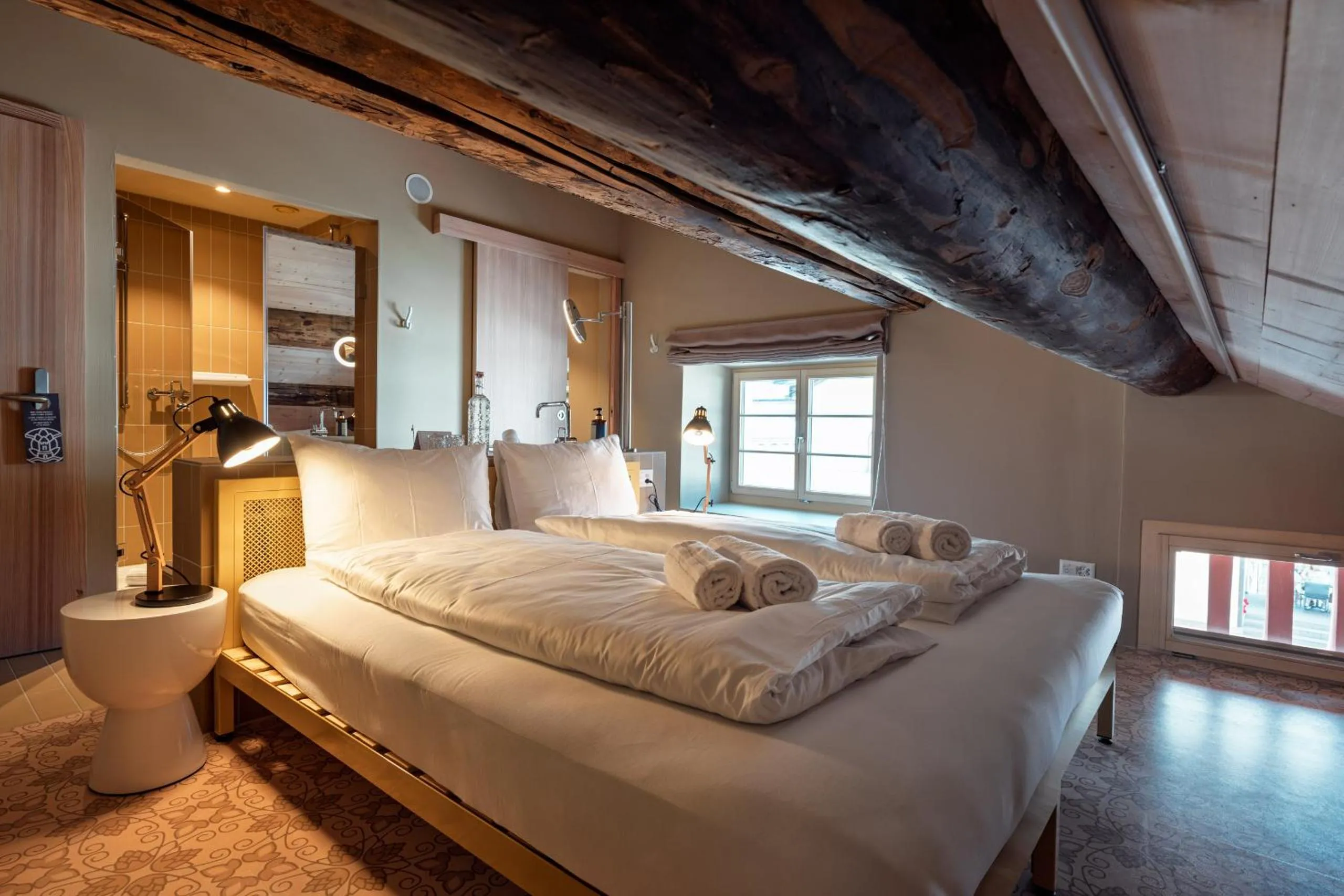 Bed in Speluca Brauerei & Genusshotel - Self-Check-in