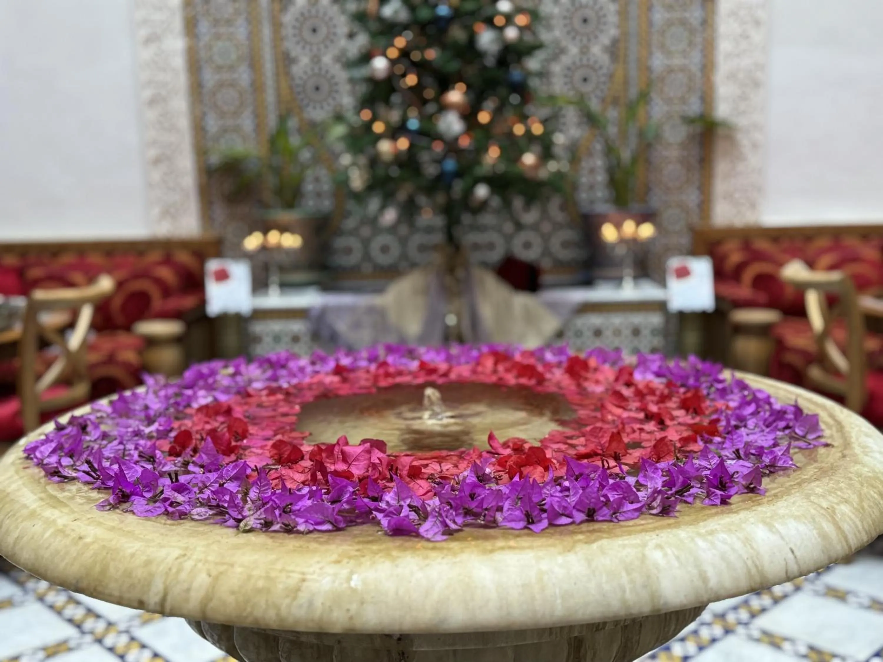 Living room in Riad Mazar