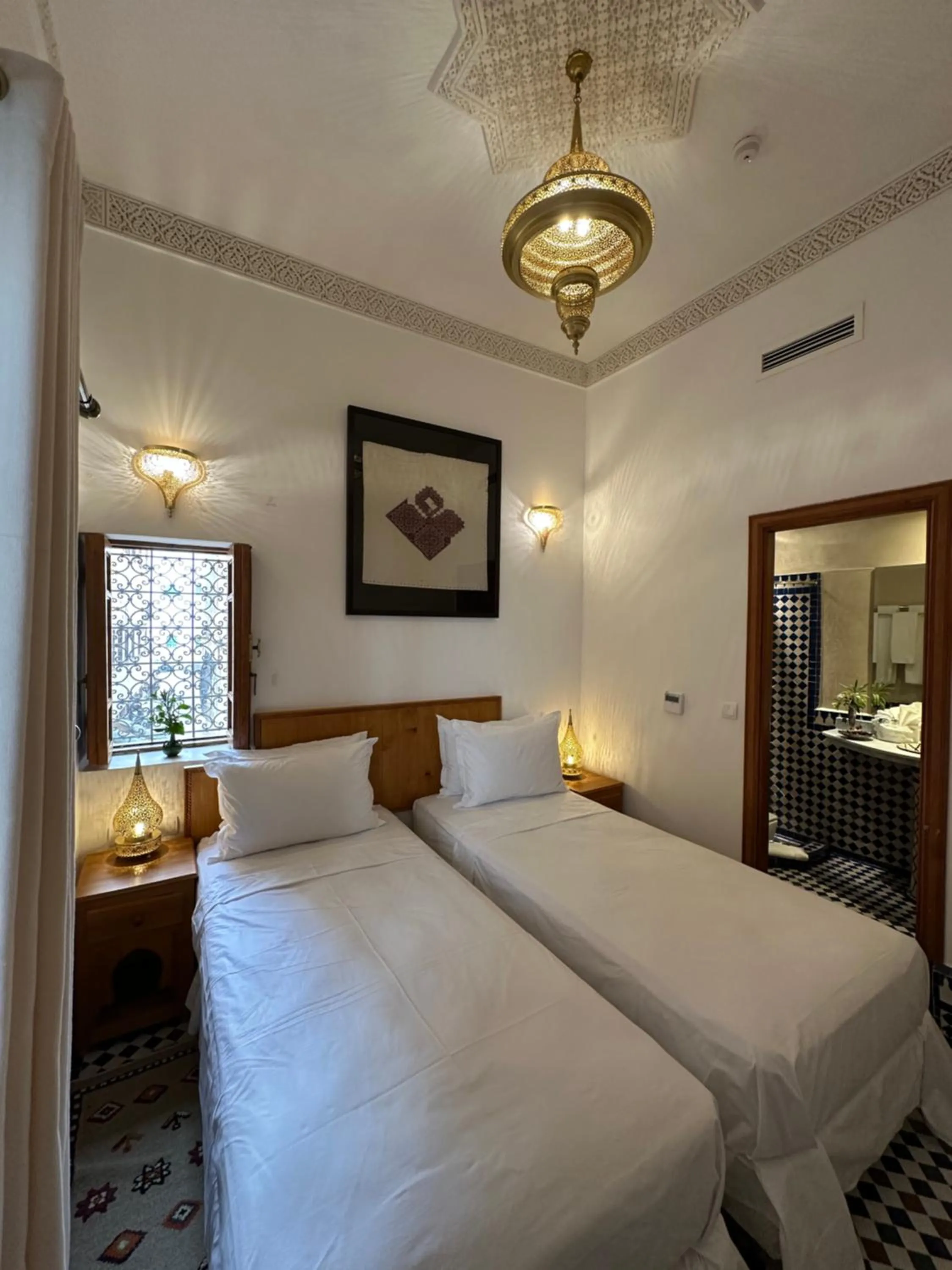 Bed in Riad Mazar