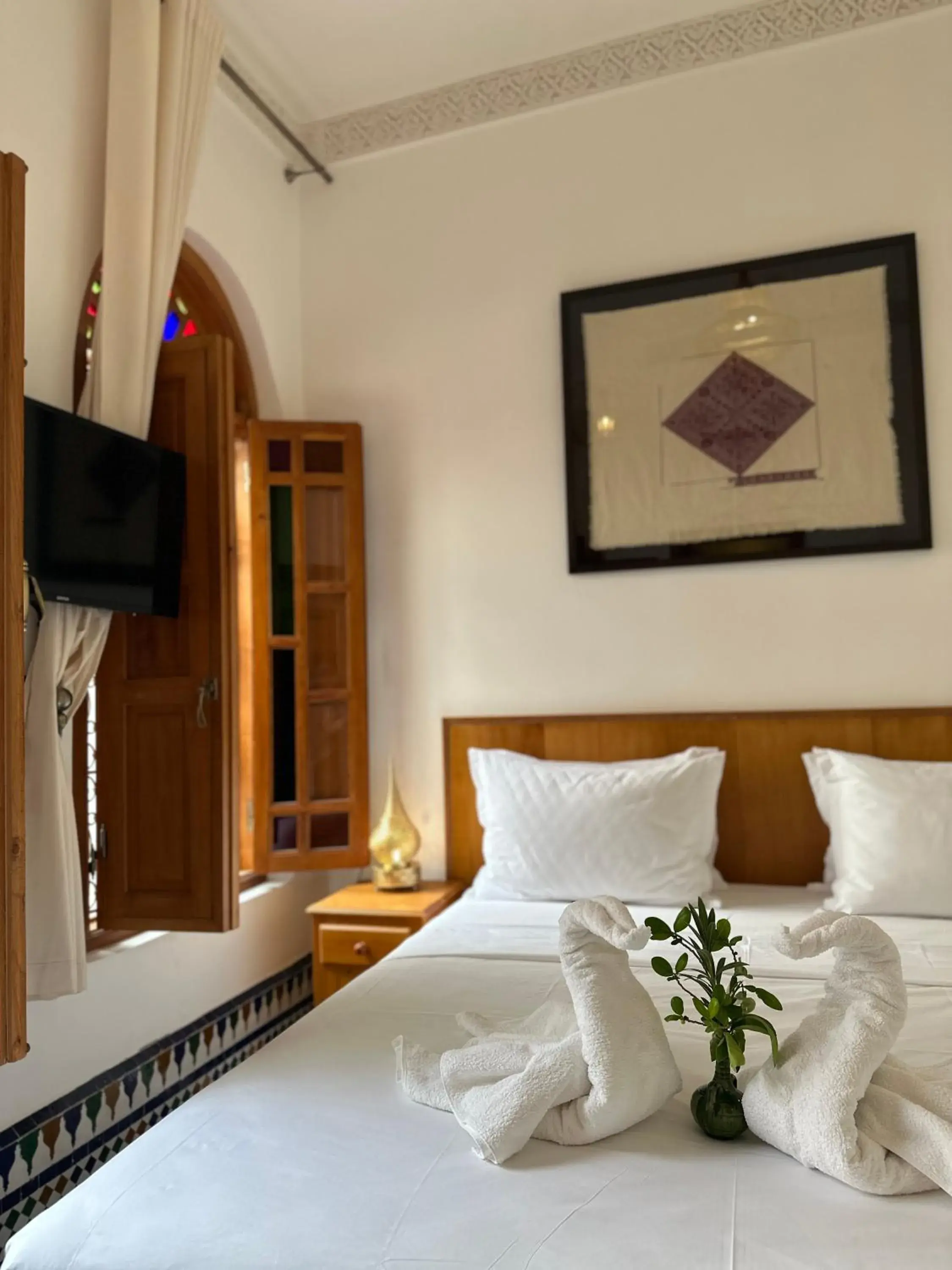 Deluxe Double or Twin Room with Pool View in Riad Mazar Deluxe Double or Twin Room with Pool View in Riad Mazar