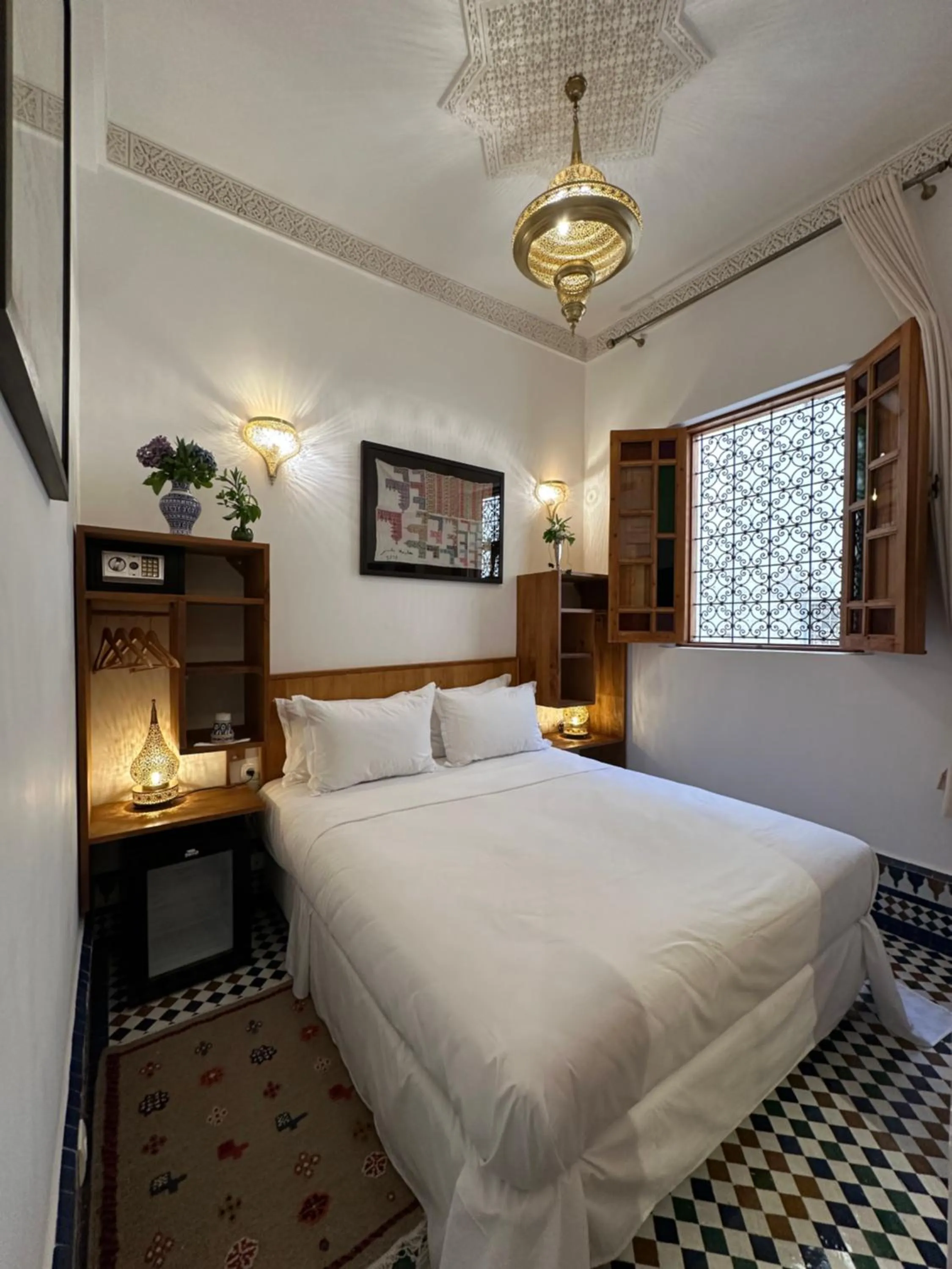 Bed in Riad Mazar