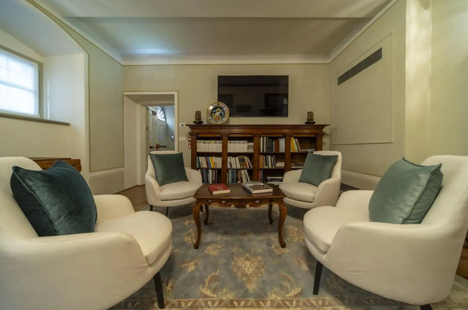 Communal lounge/ TV room in Residenza d'epoca Luca Pacioli