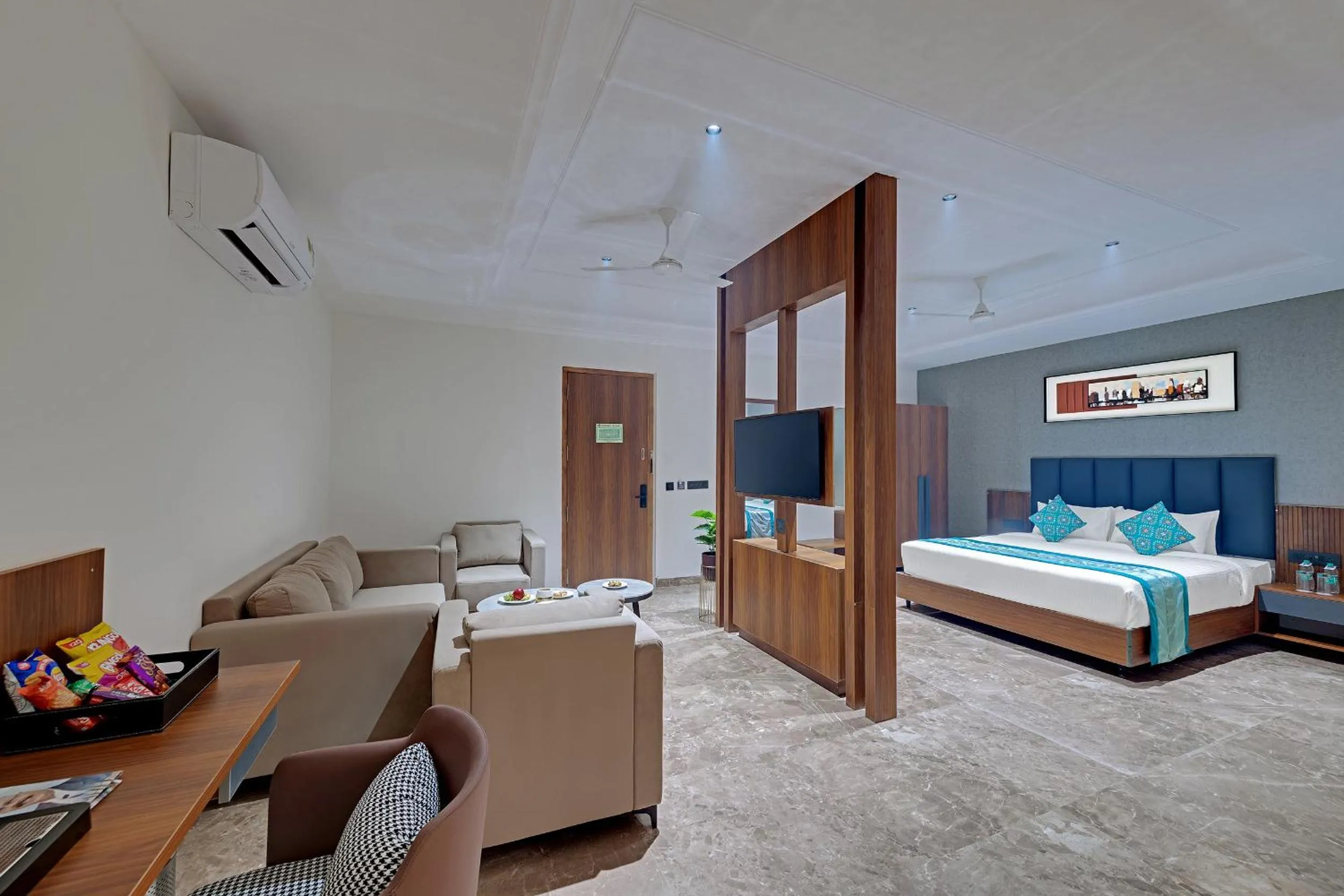 Bed in Click Hotel Shamshabad - Hyderabad Airport