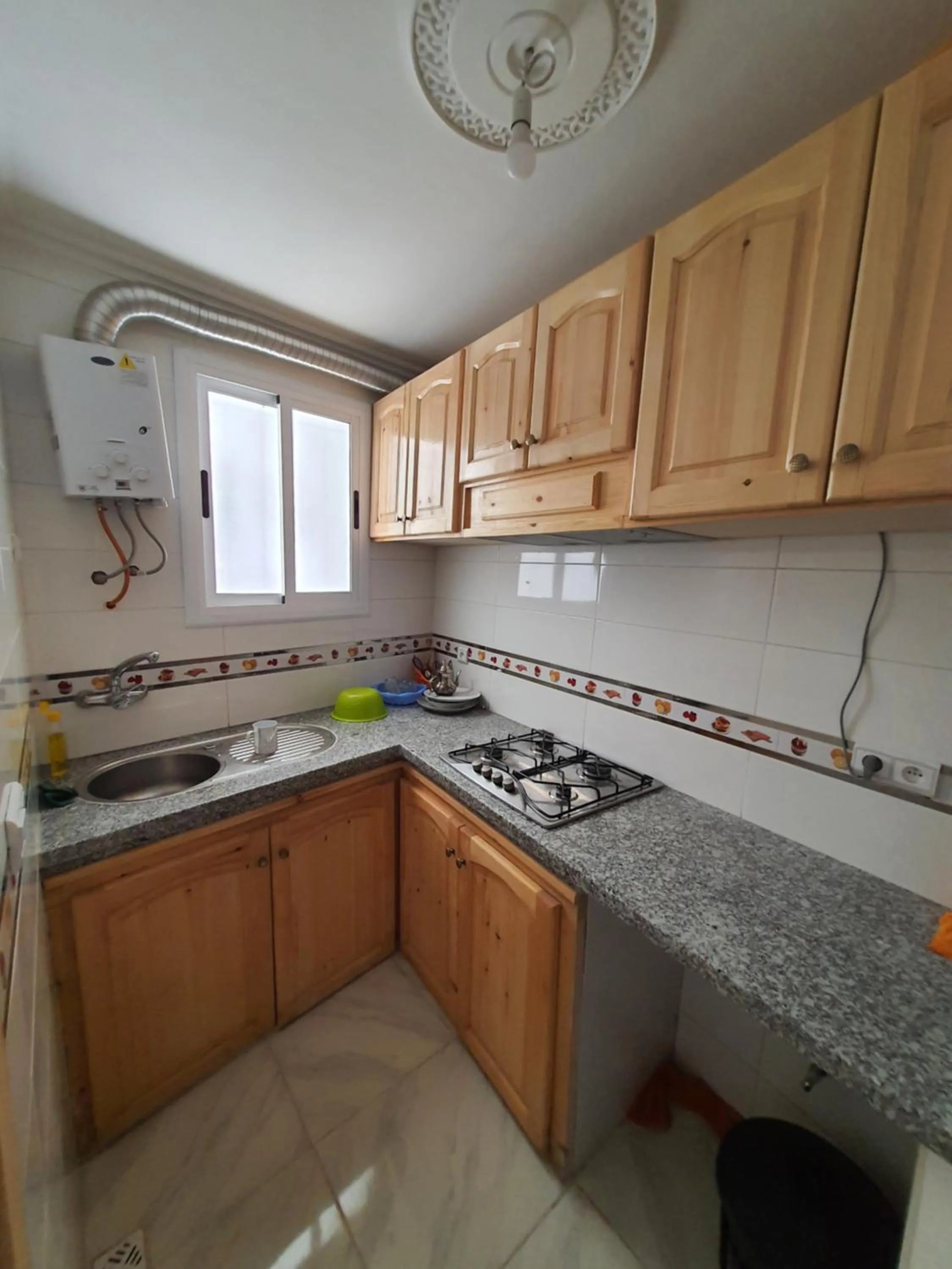 Kitchen or kitchenette in Hostel ALINE