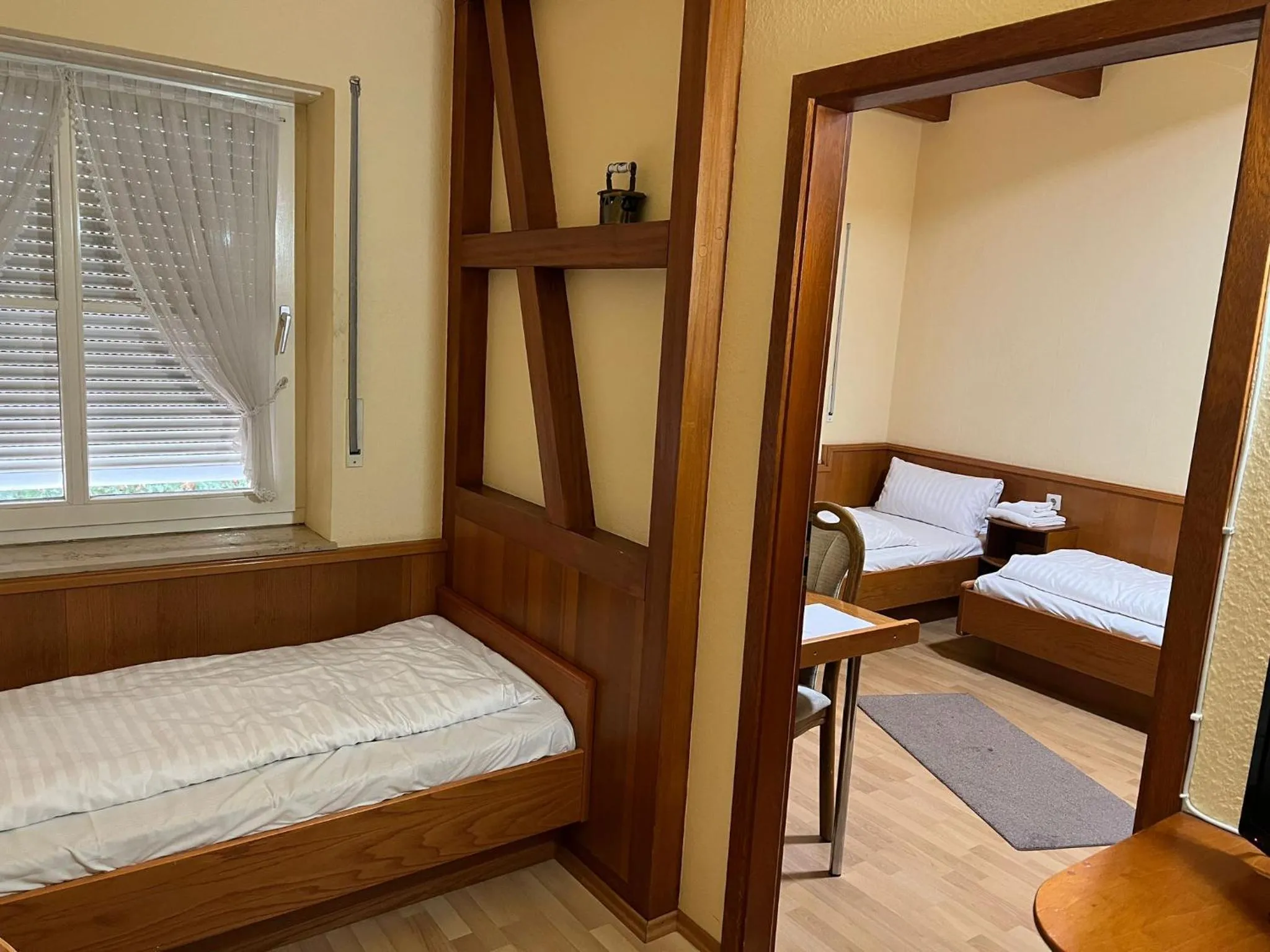 Bed in Hotel Zum Kaffeekännchen