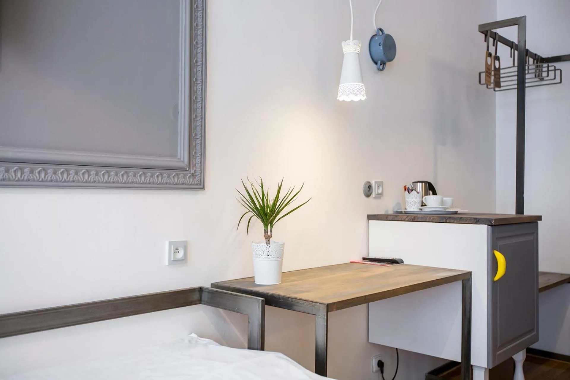 Decorative detail, Bed in Miss Sophie's New Town & Wellness