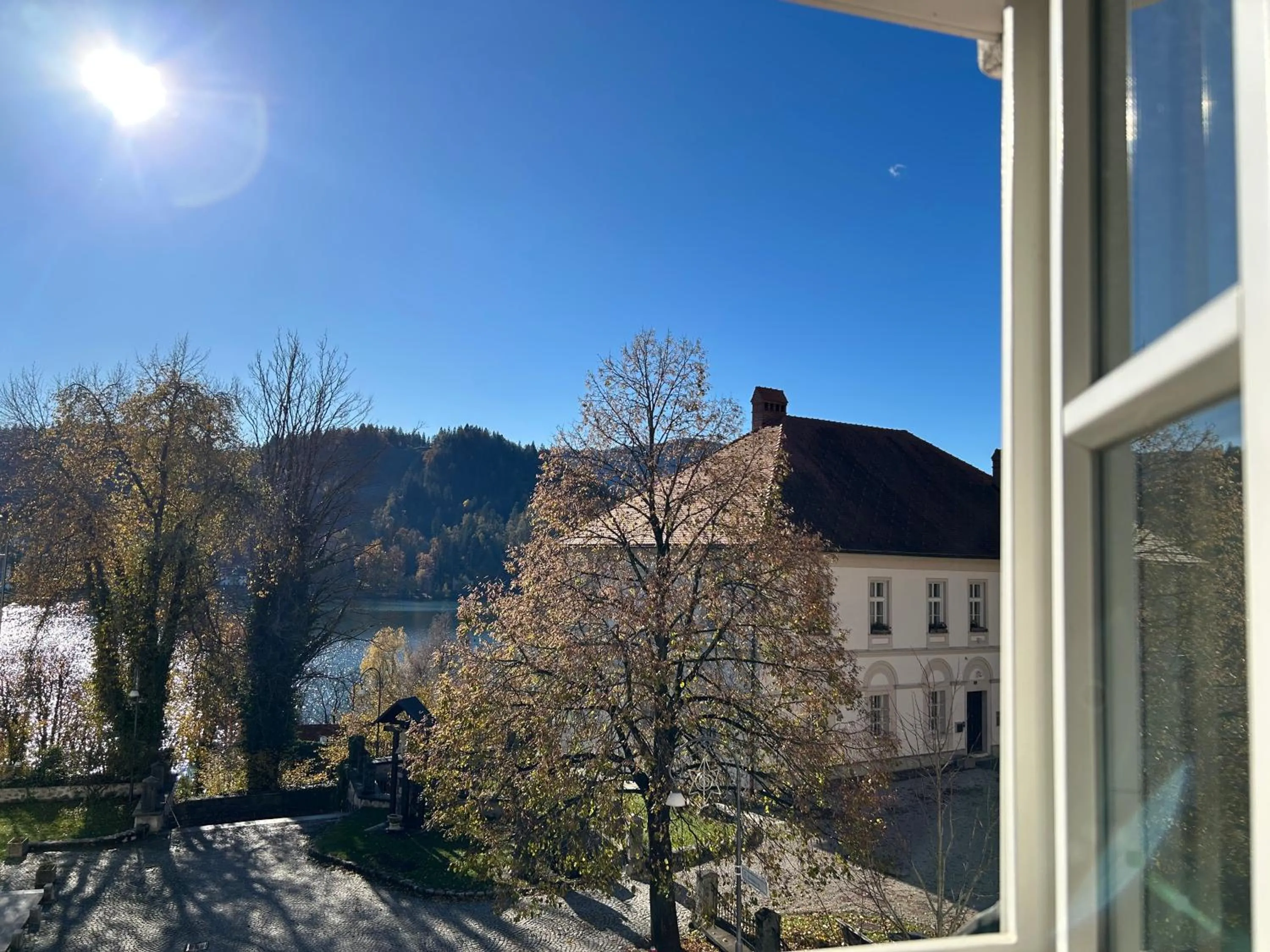 Garden view in Old Parish House