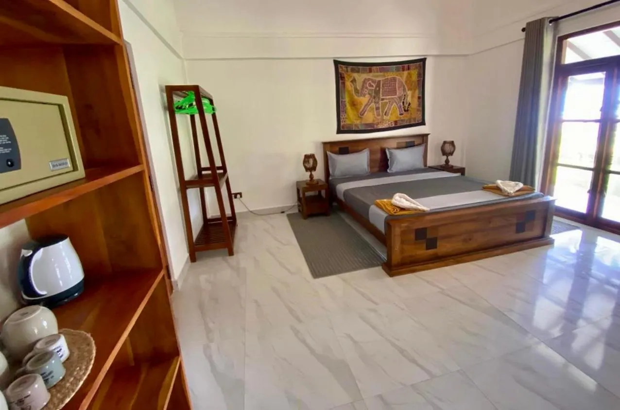 Bed in 108 Palms Beach Resort