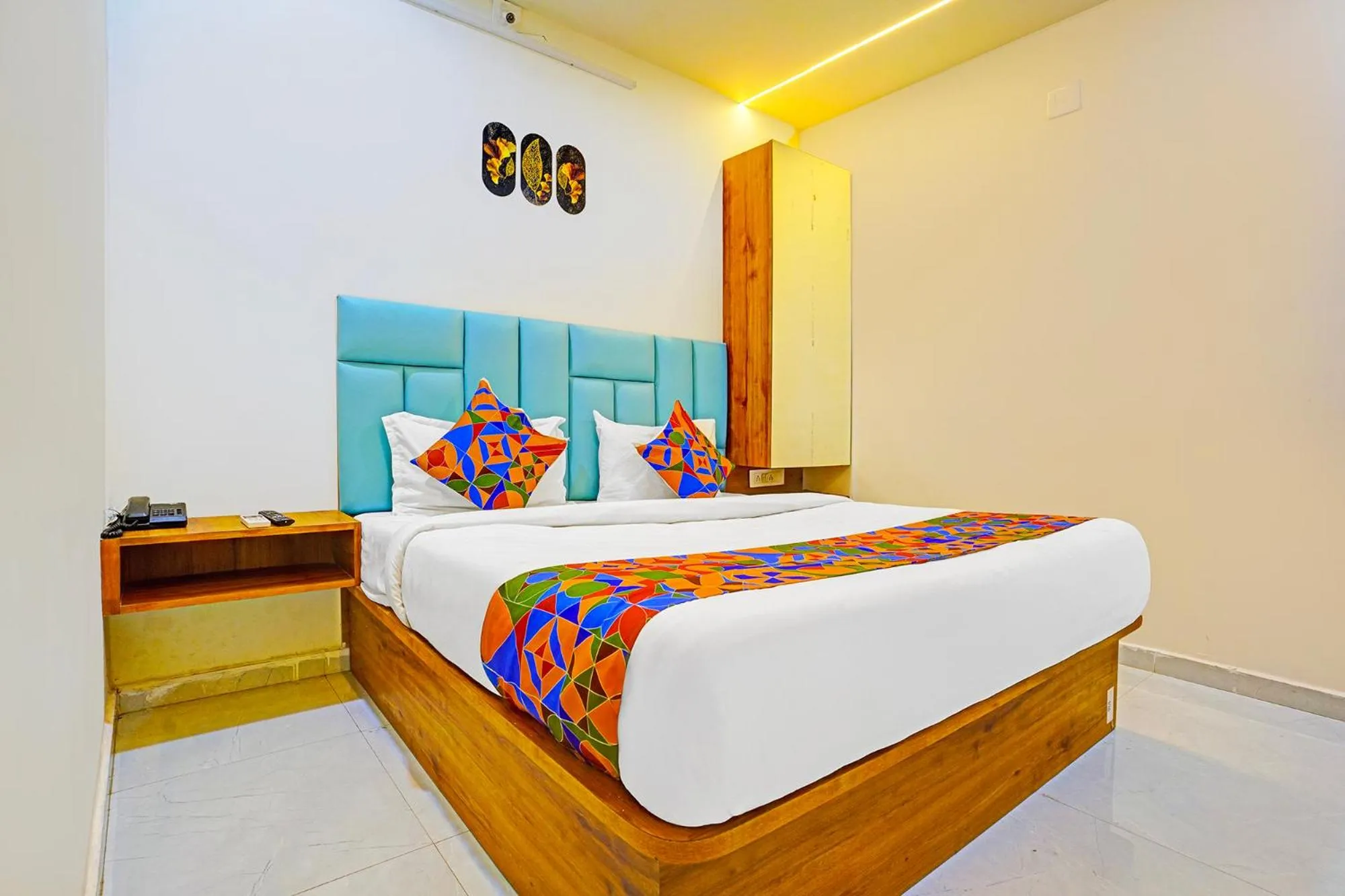 Bed in FabHotel Airport View - Nr Airport