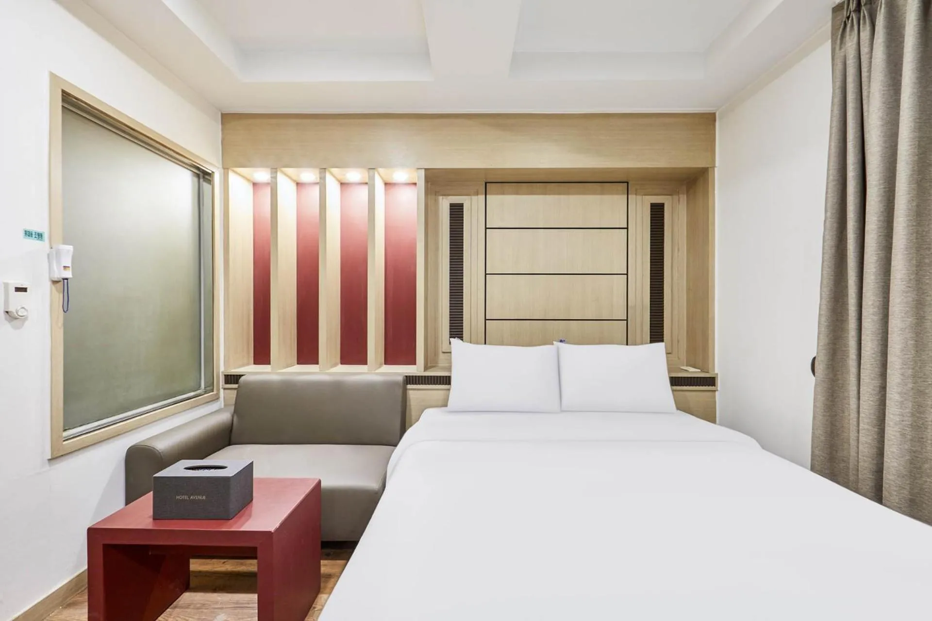 Photo of the whole room, Bed in Hotel Avenue Suwon