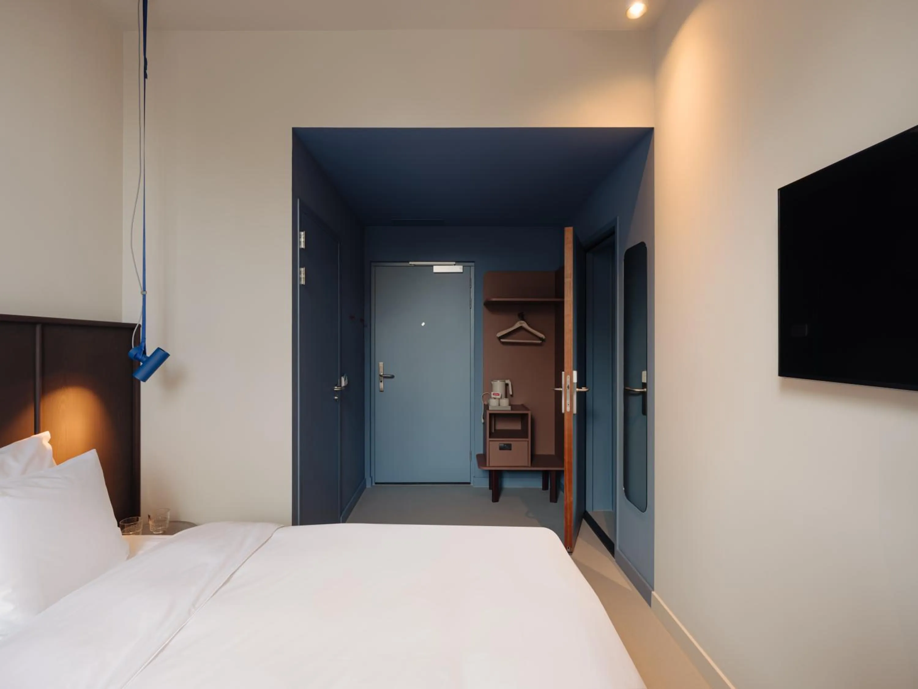 Bed in Conscious Hotel Oudegracht
