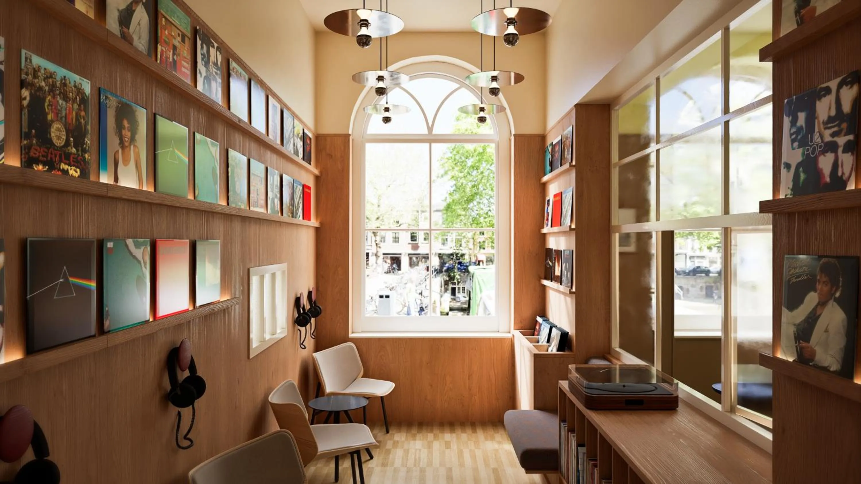 Seating area in Conscious Hotel Oudegracht