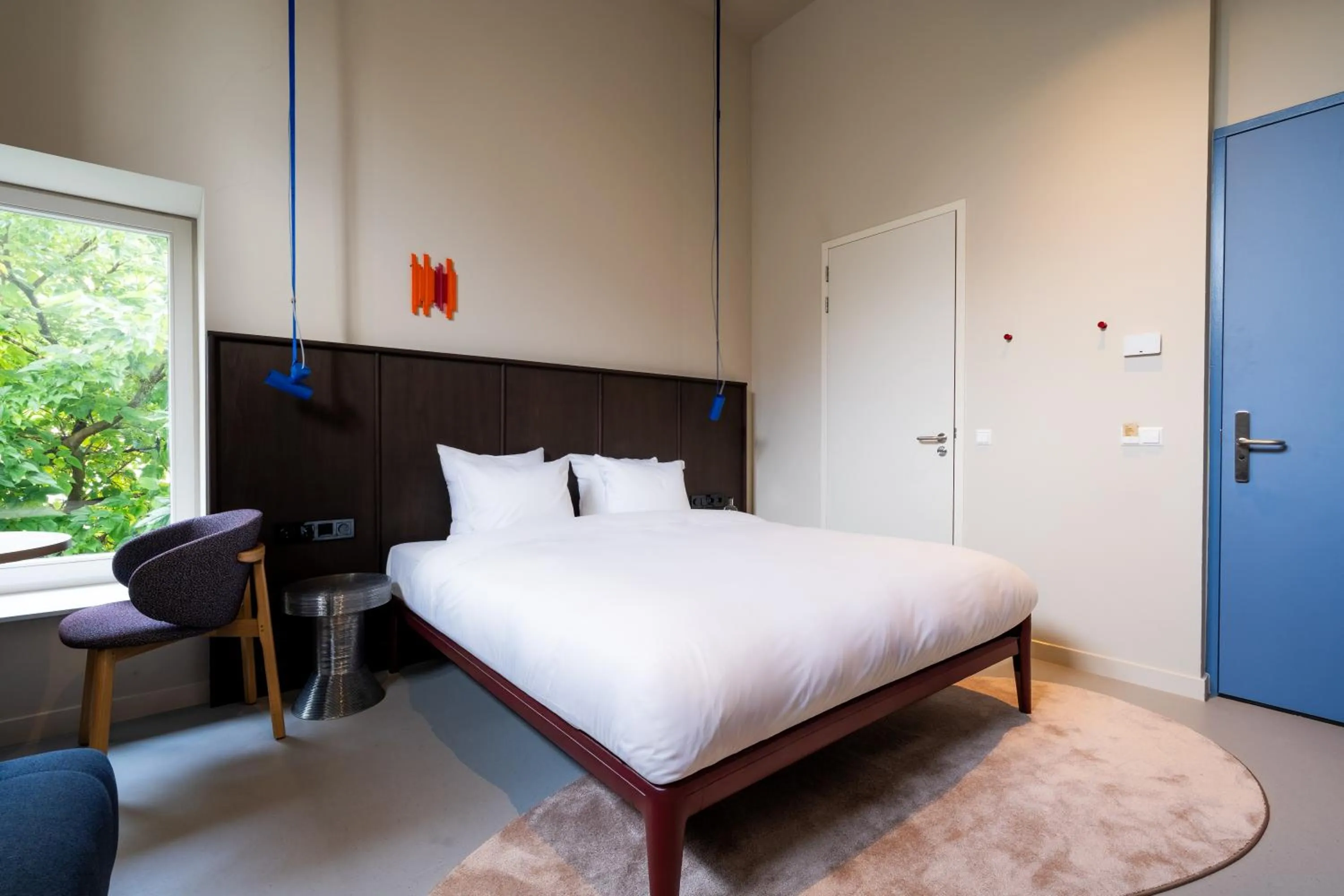 Bed in Conscious Hotel Oudegracht