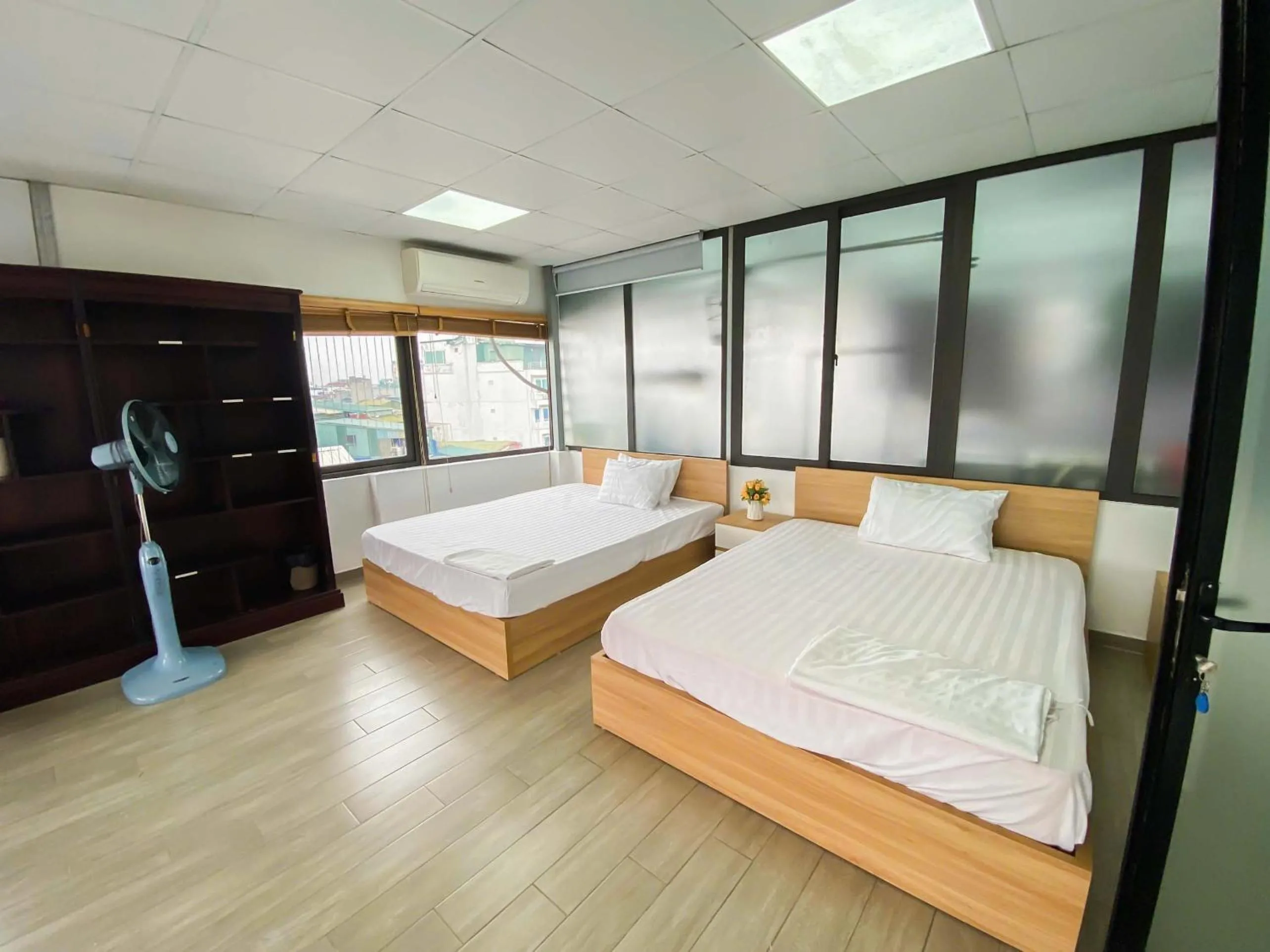 Bed in Eco Nest Apartment & Hotel Hai Bà Trưng