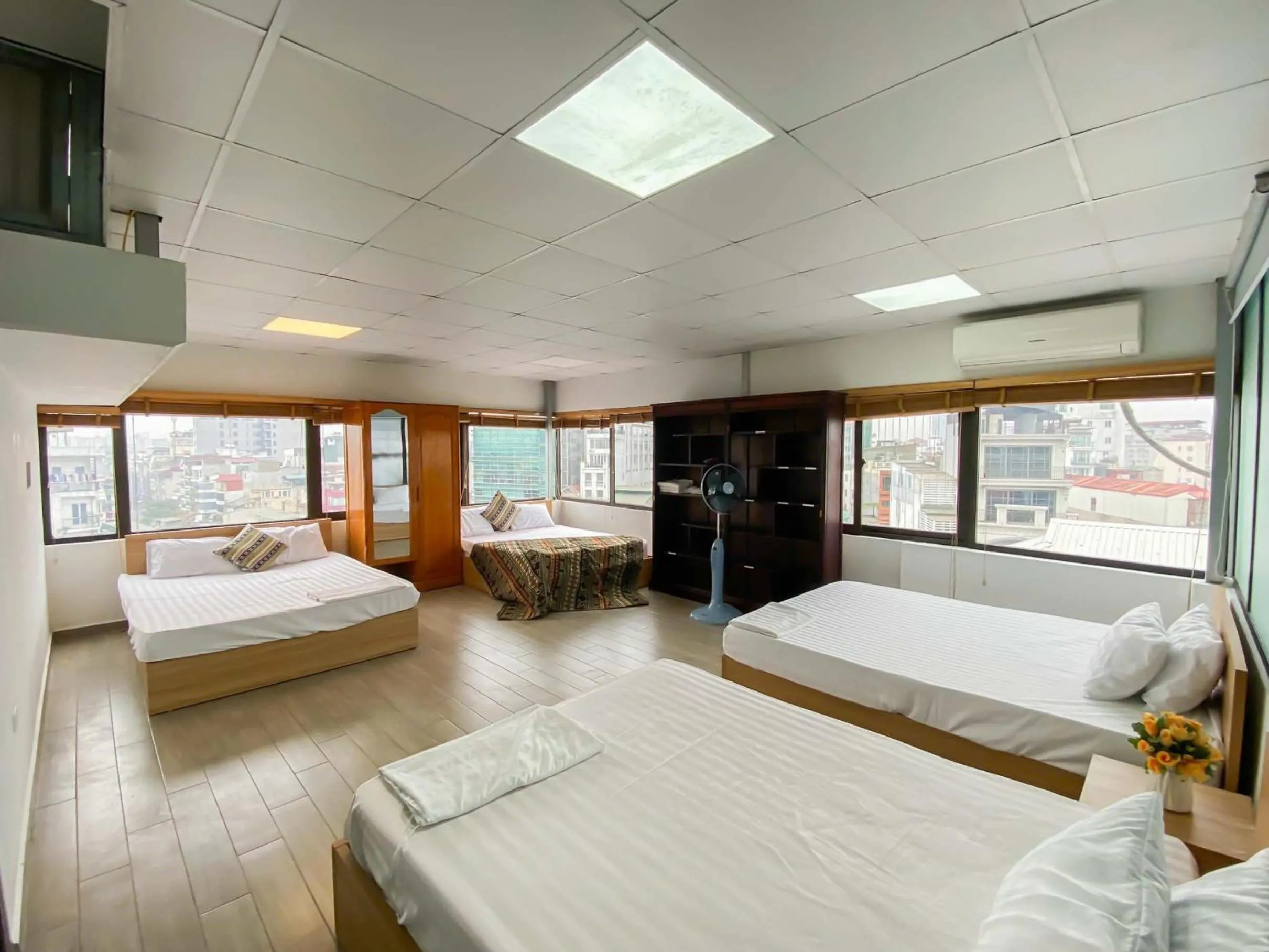 Bed in Eco Nest Apartment & Hotel Hai Bà Trưng