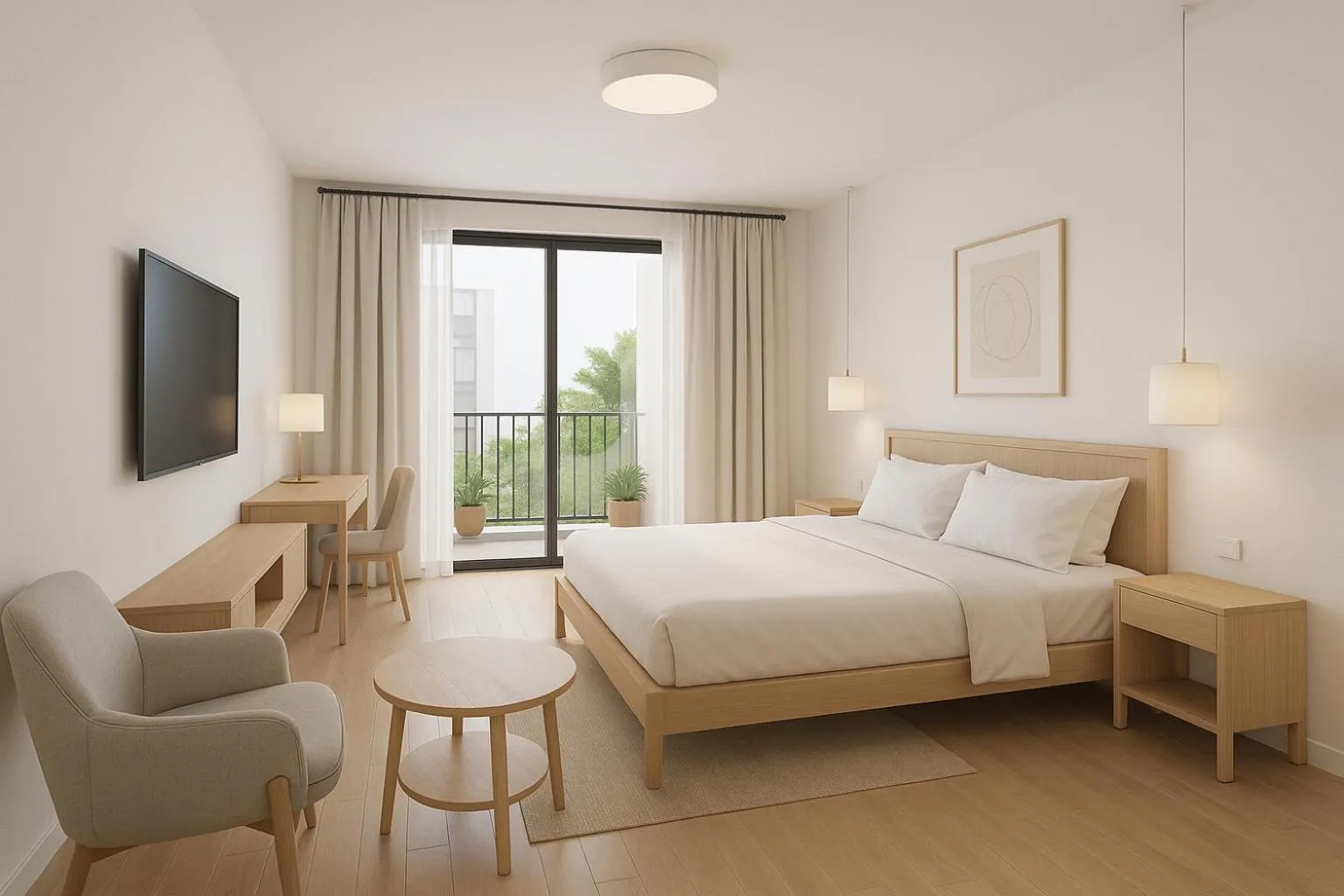 Bedroom, Bed in Eco Nest Apartment & Hotel Hai Bà Trưng