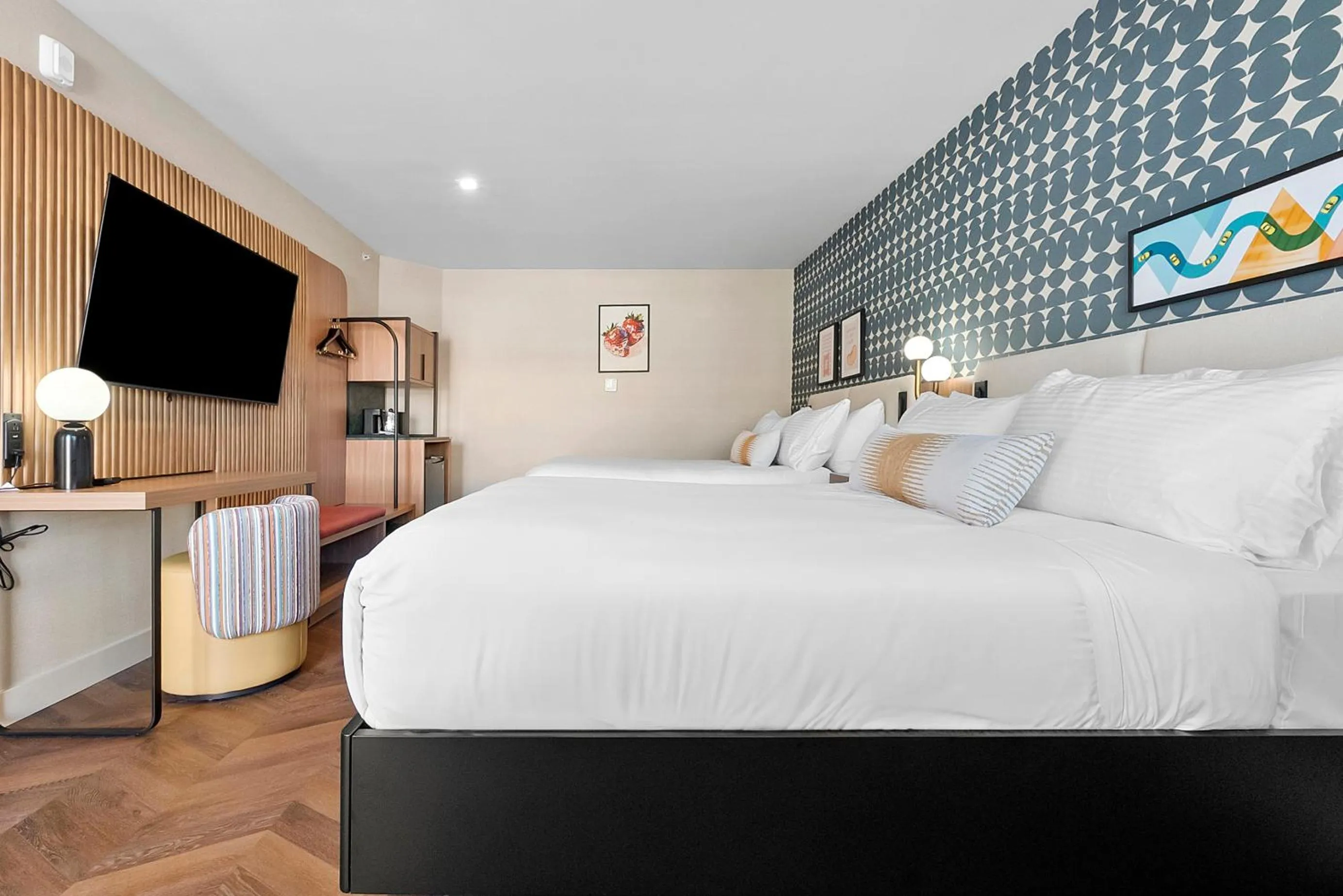 Bedroom, Bed in Star Motel