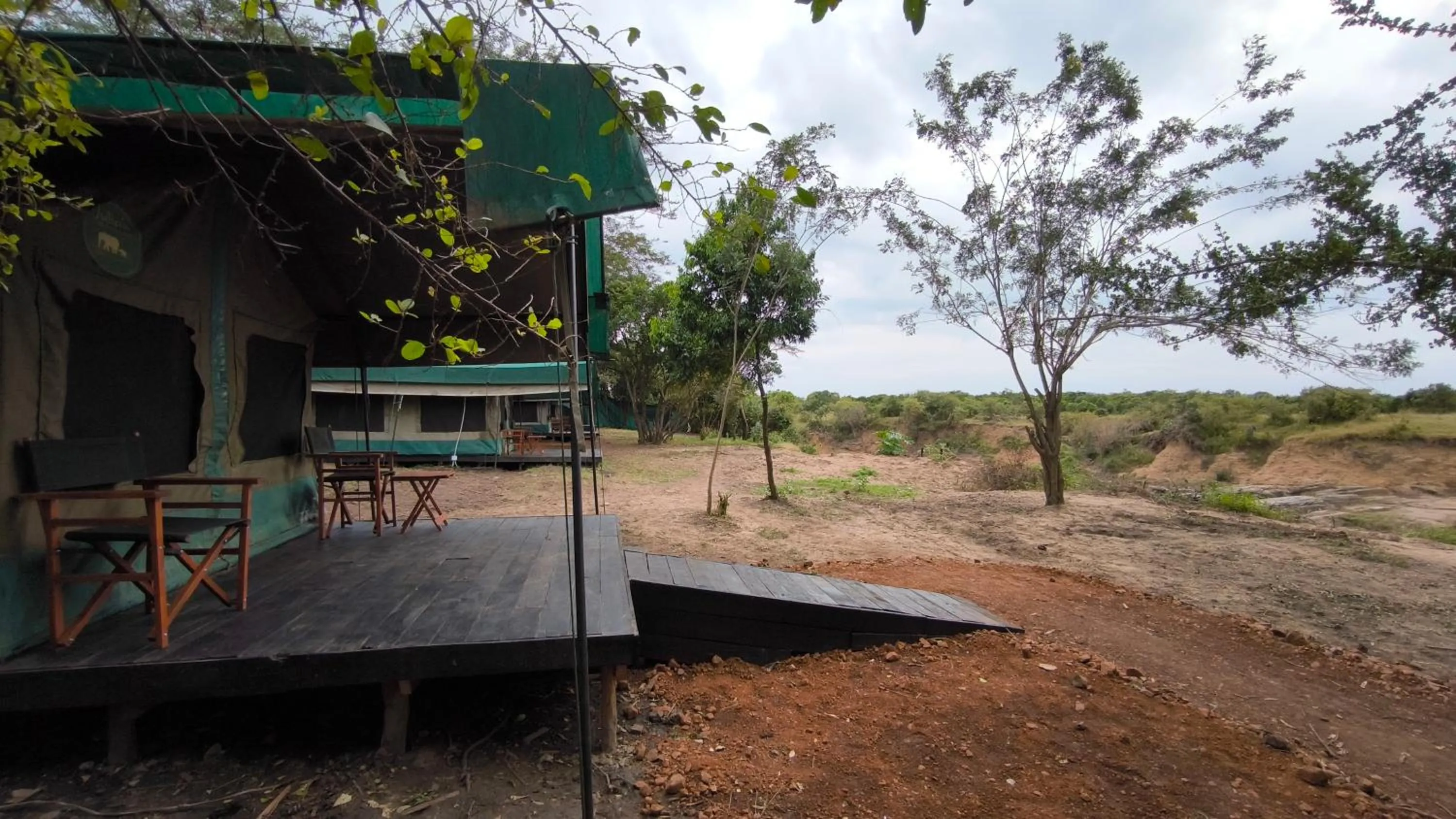 Balcony/Terrace in Julia's River Camp