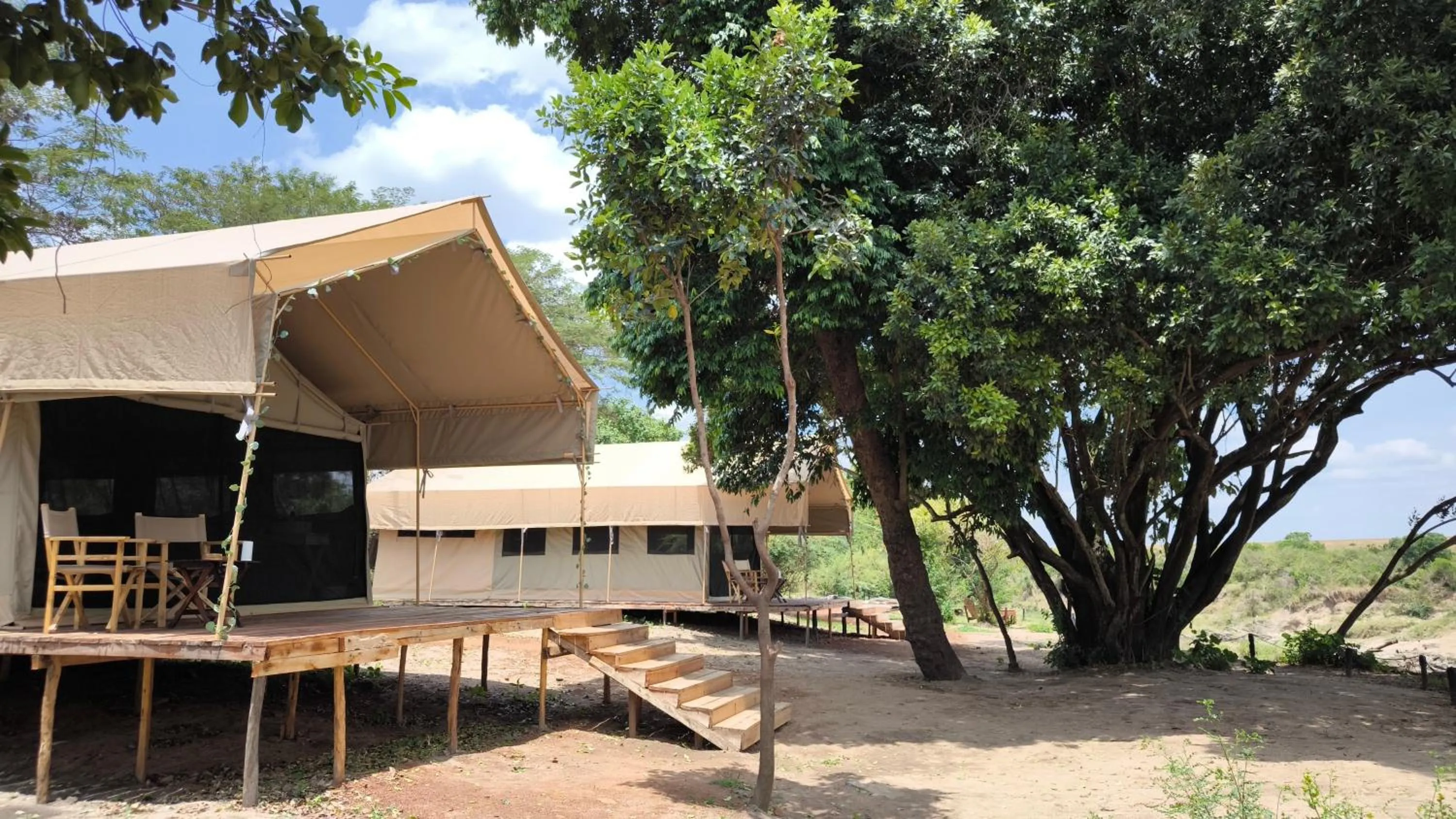 Balcony/Terrace in Julia's River Camp