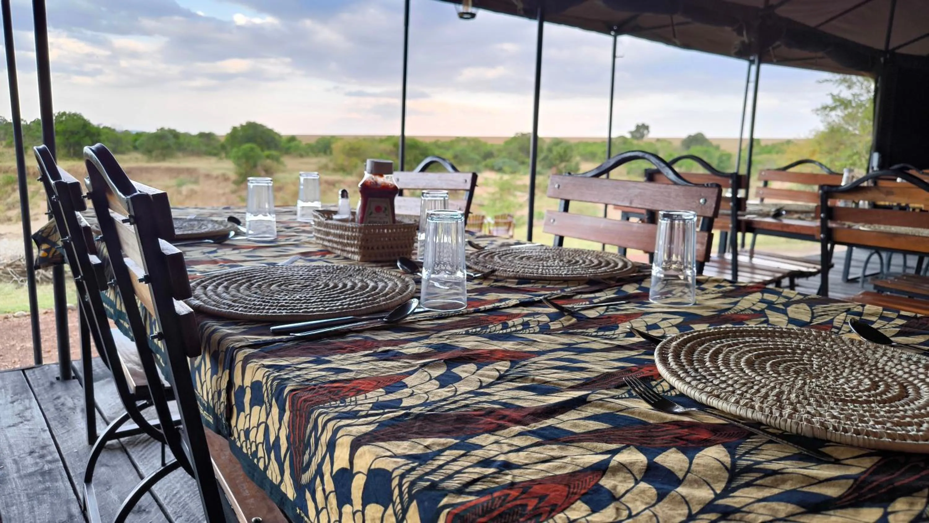 Living room in Julia's River Camp