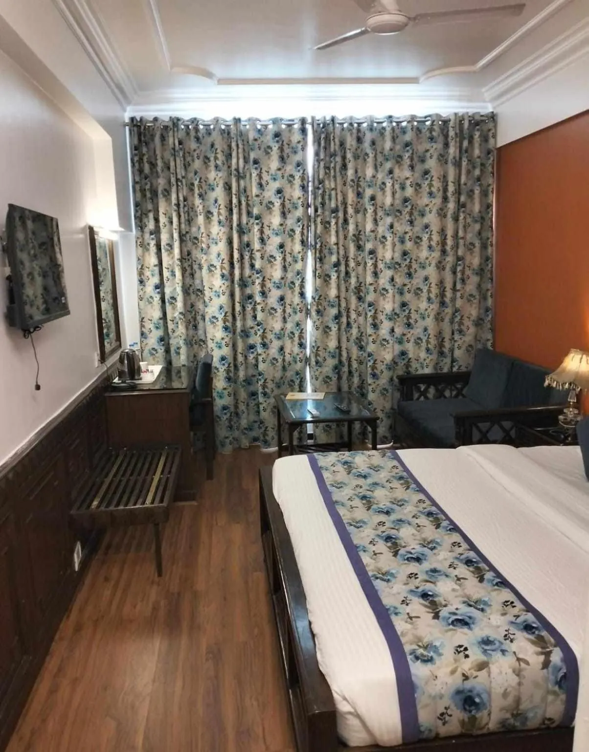 Bed in hotel Baljees Regency