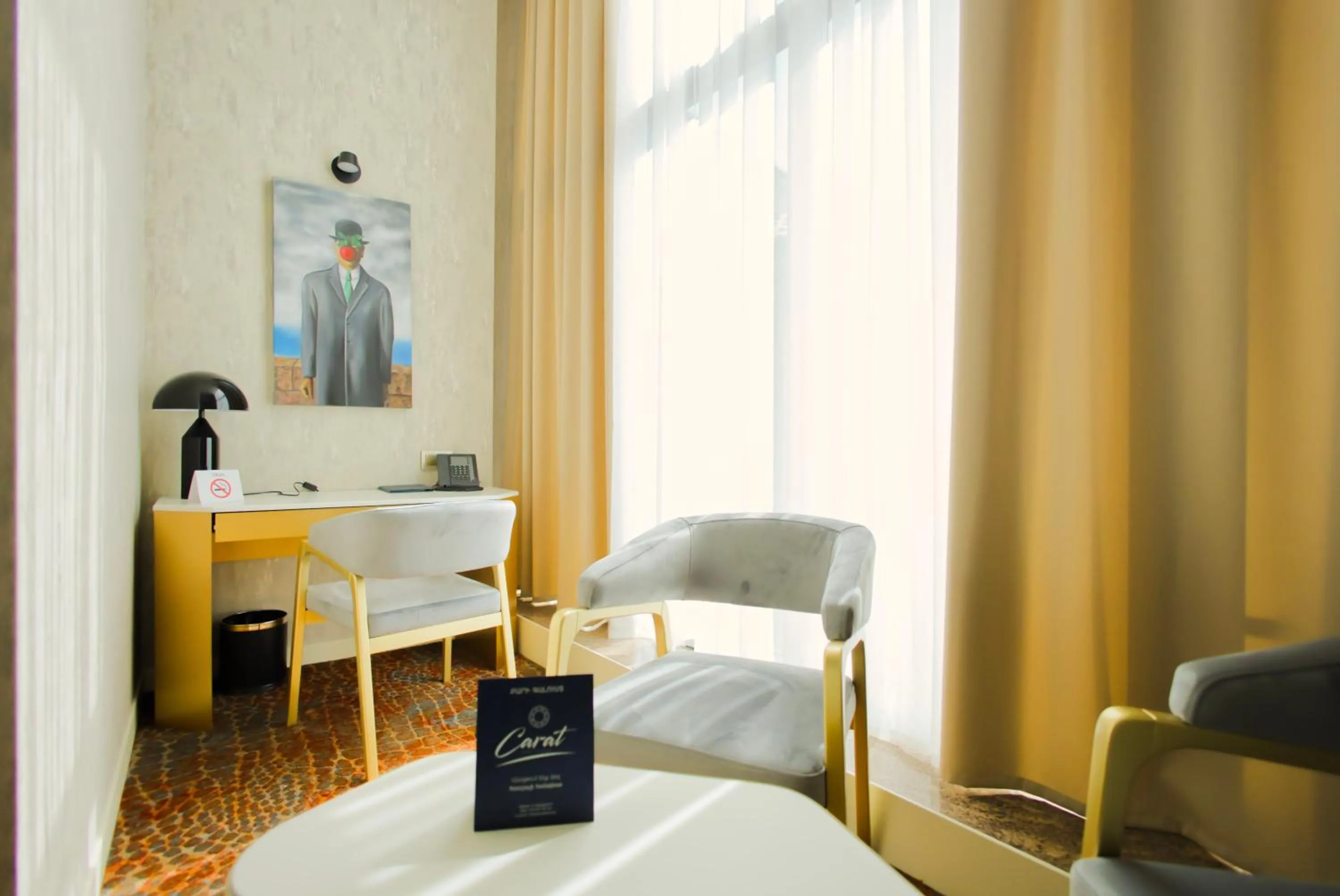 Seating area in Carat Hotel Yerevan