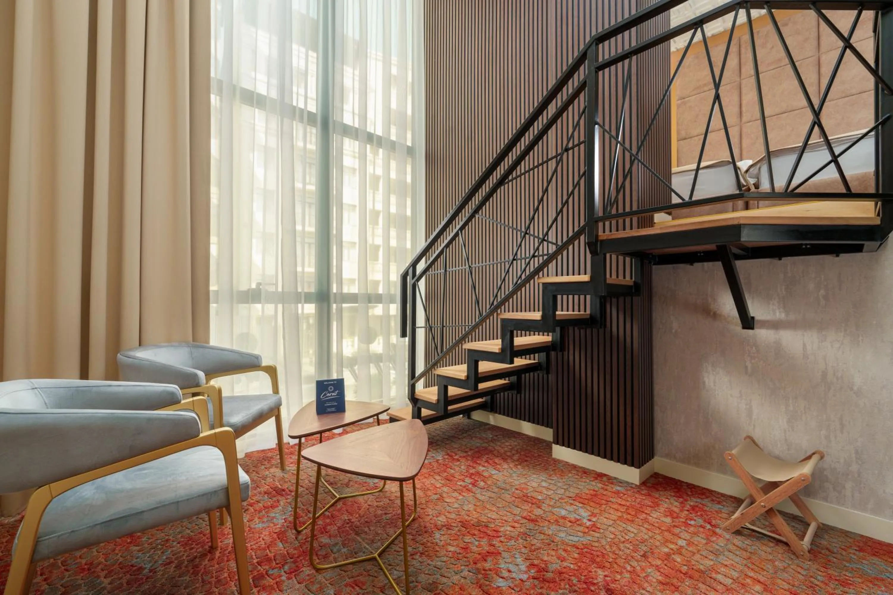 Seating area in Carat Hotel Yerevan