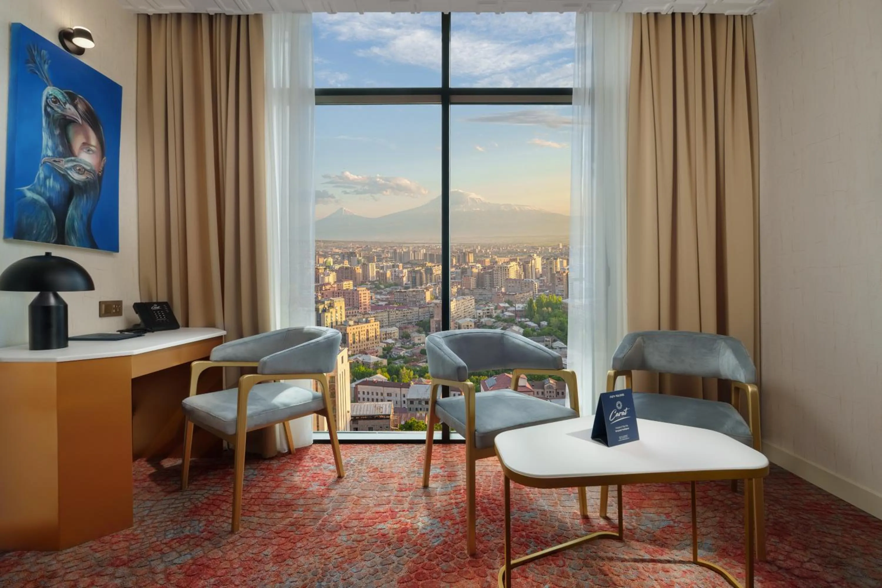 Living room in Carat Hotel Yerevan