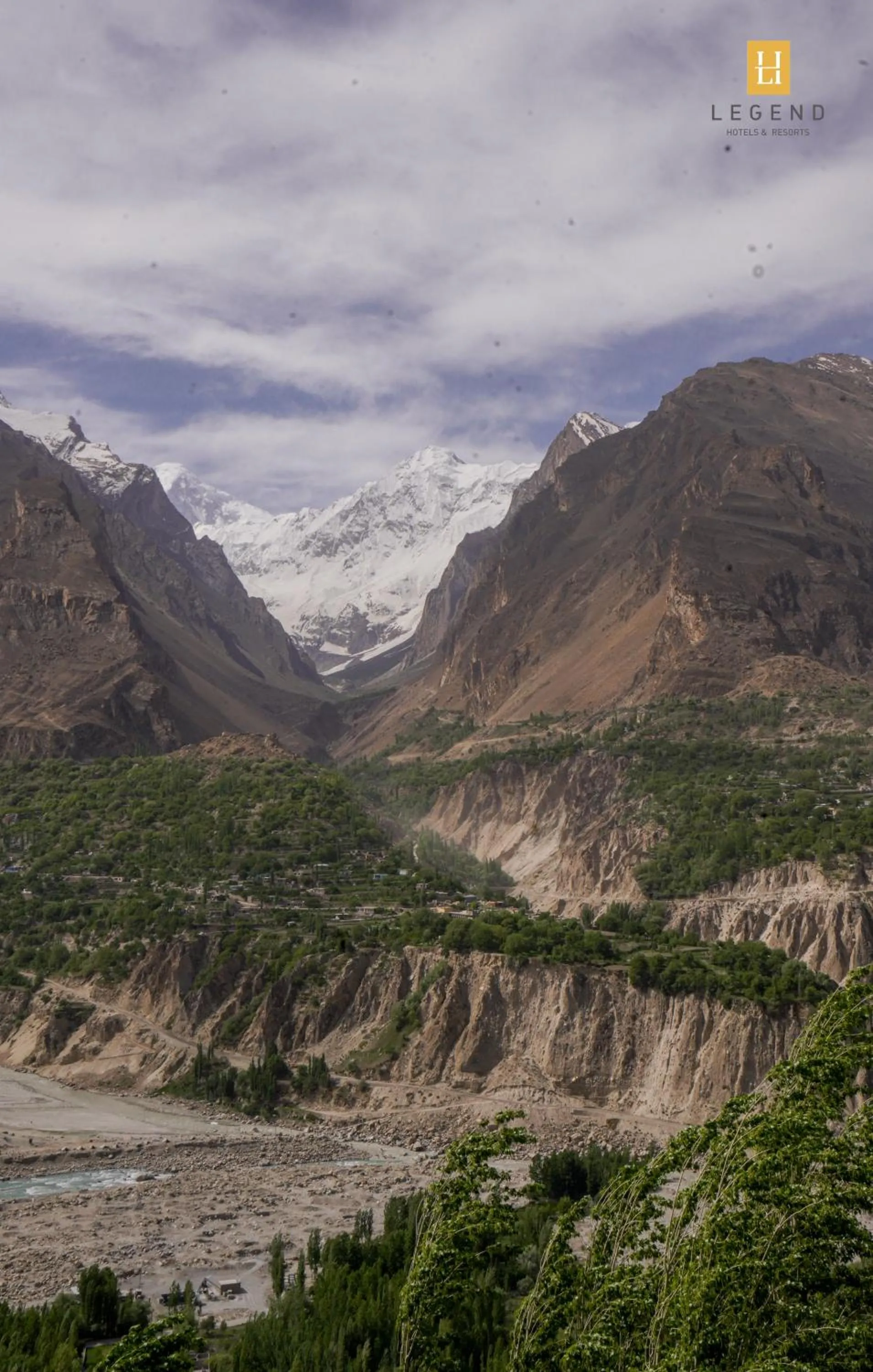 Natural landscape in Legend Hotel Hunza