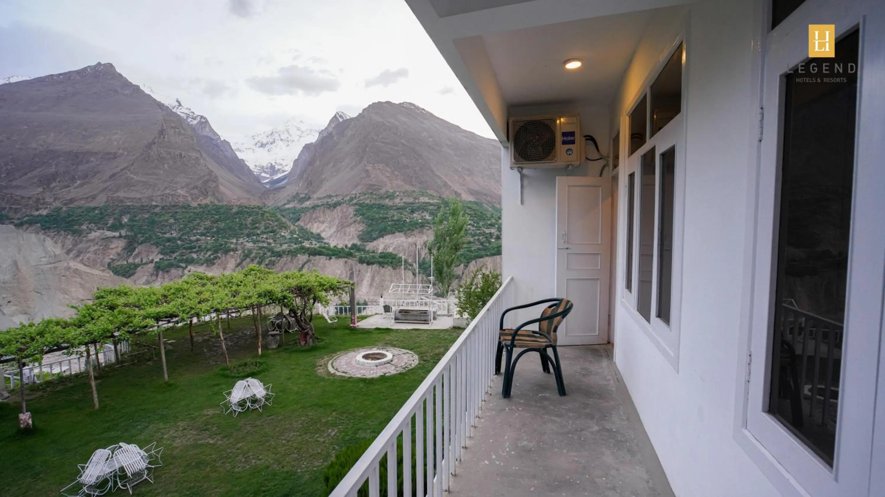 Balcony/Terrace in Legend Hotel Hunza